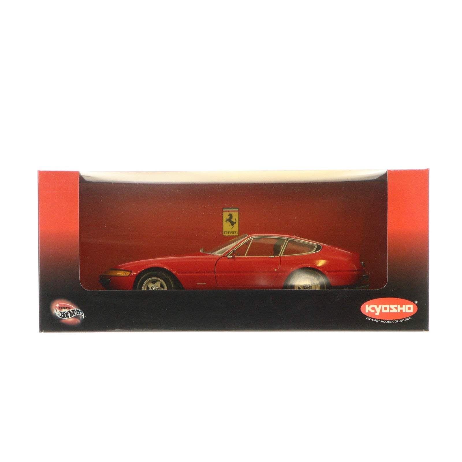 【中古即納】[MDL] Hot Wheels(ホットウィール) 1/18 フェラーリ 365GTB/4 デイトナ '71(レッド) 完成品 ミニカー(08162R) 京商(20030531)