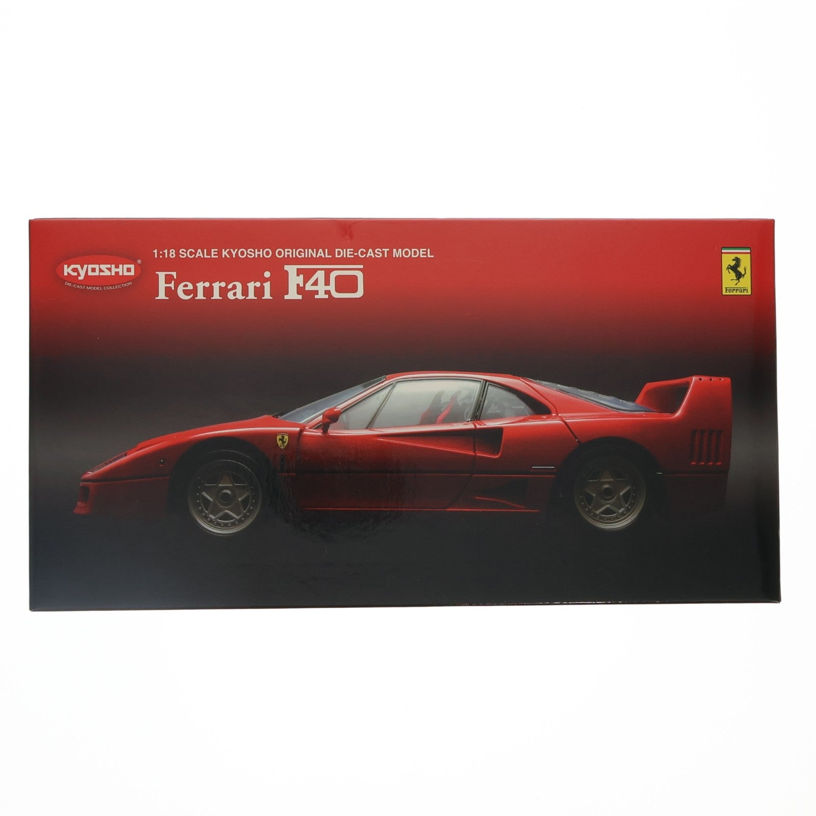 【中古即納】[MDL] 1/18 Ferrari(フェラーリ) F40(レッド) 完成品 ミニカー(08411R) 京商(20070930)