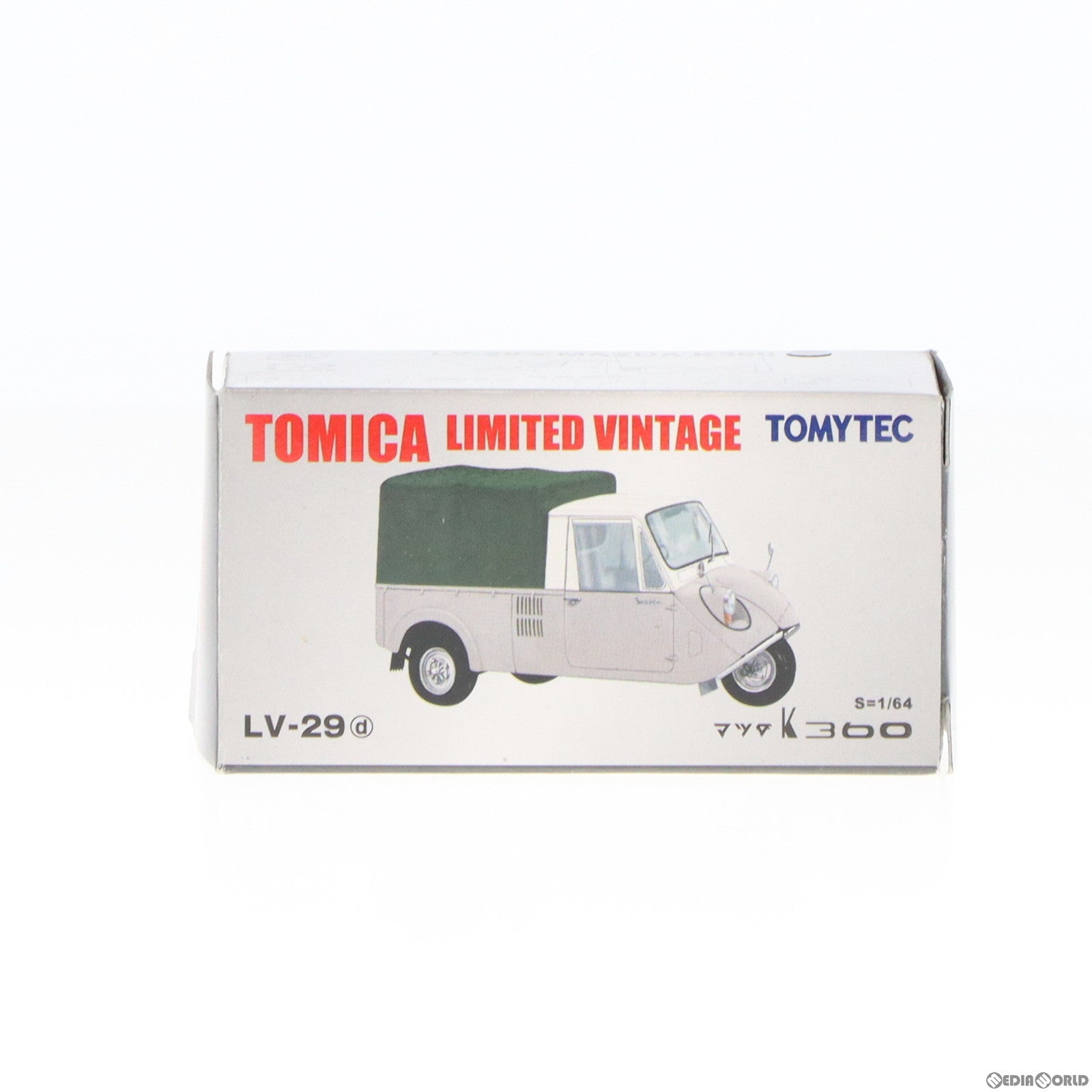 【中古即納】[MDL] トミカリミテッドヴィンテージ 1/64 TLV-29d マツダ K360(ホワイト×グレー) 完成品 ミニカー(217367) TOMYTEC(トミーテック)(20080630)