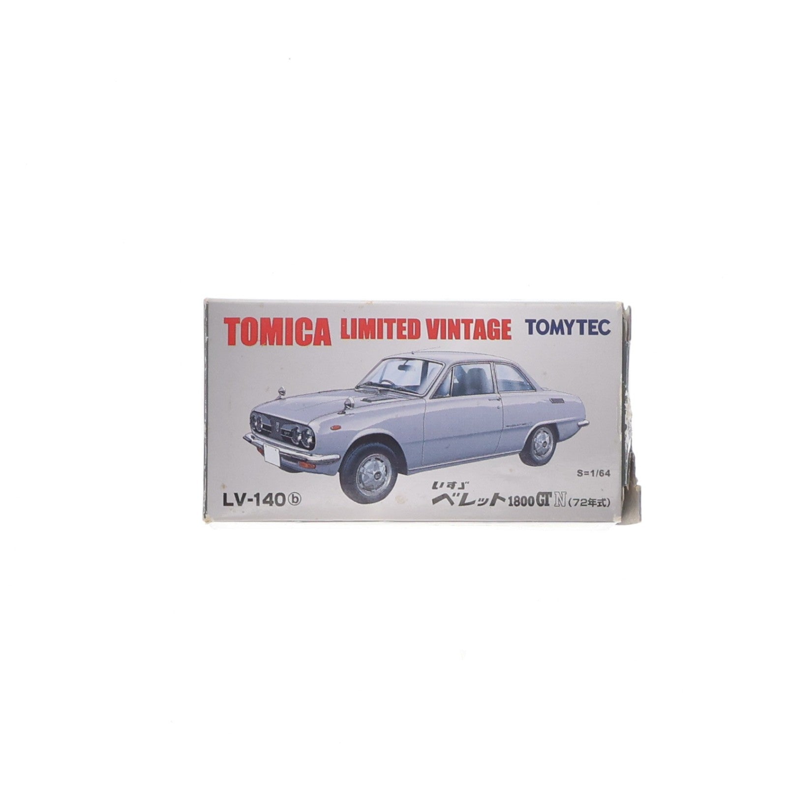 【中古即納】[MDL] トミカリミテッドヴィンテージ 1/64 TLV-140b いすず ベレット 1800GTN 72年式(シルバー) 完成品 ミニカー(272182) TOMYTEC(トミーテック)(20140308)