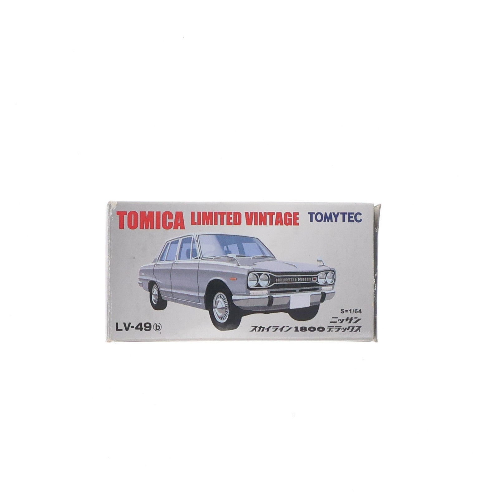 【中古即納】[MDL] トミカリミテッドヴィンテージ 1/64 TLV-49b ニッサン スカイライン 1800 デラックス(シルバー) 完成品 ミニカー(213178) TOMYTEC(トミーテック)(20070831)