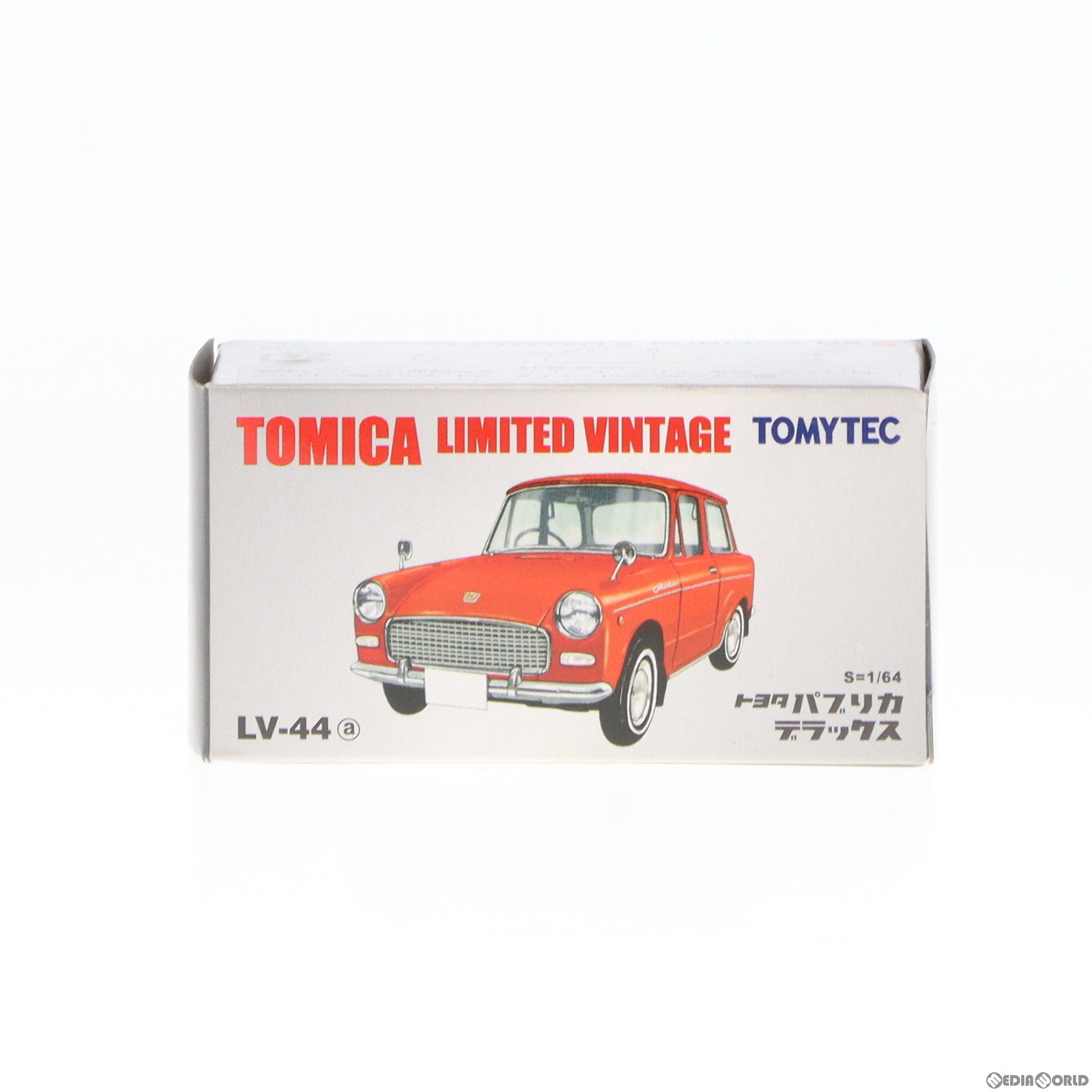 【中古即納】[MDL] トミカリミテッドヴィンテージ 1/64 TLV-44a トヨタ パブリカ デラックス(レッド) 完成品 ミニカー(212652) TOMYTEC(トミーテック)(20101231)
