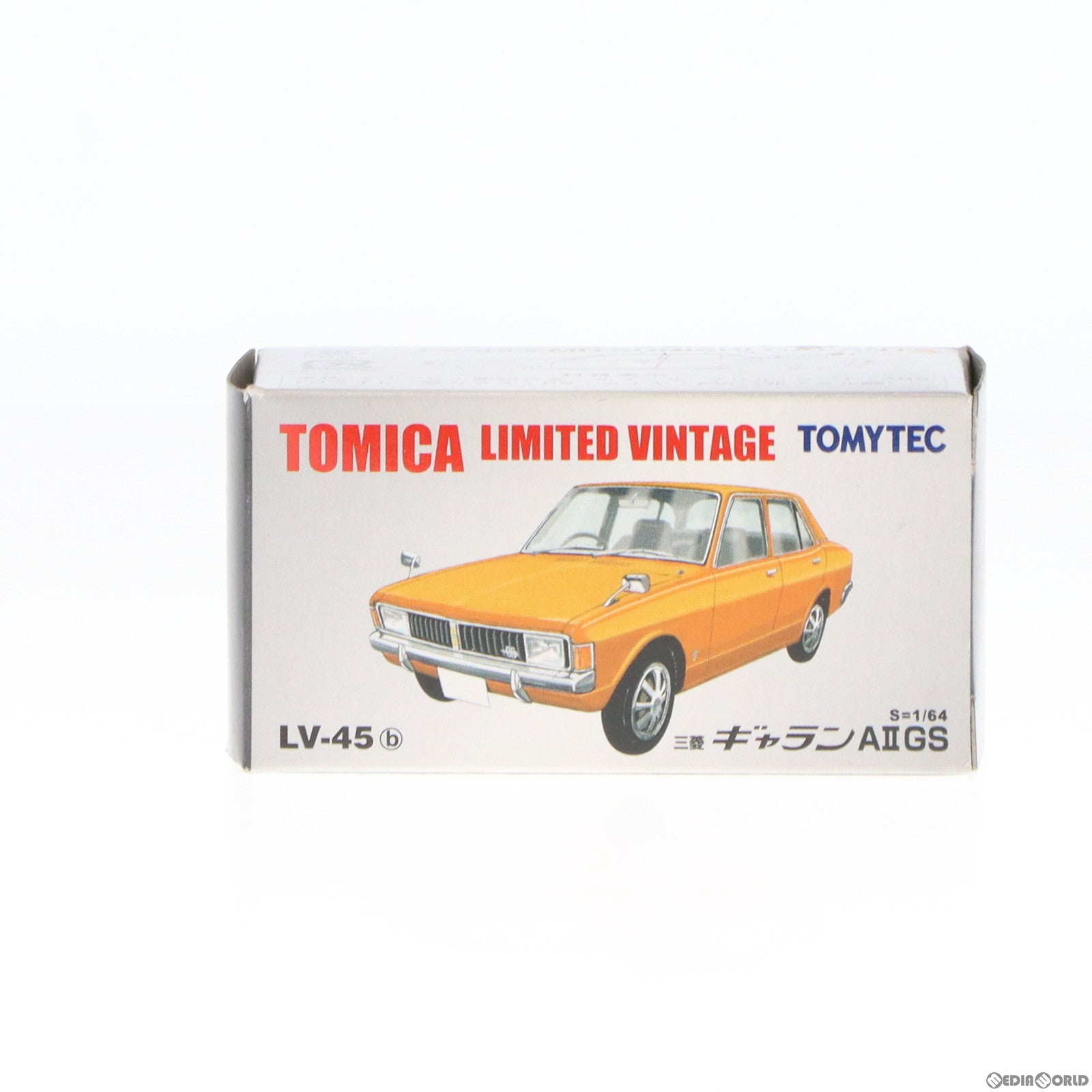 【中古即納】[MDL] トミカリミテッドヴィンテージ 1/64 TLV-45b 三菱 ギャラン AIIGS(オレンジ) 完成品 ミニカー(212683) TOMYTEC(トミーテック)(20101231)