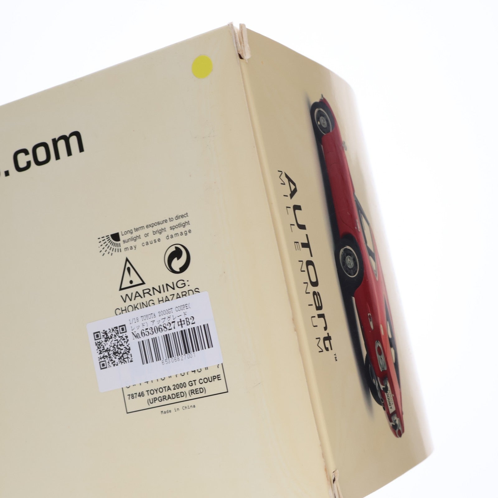 【中古即納】[MDL] MILLENNIUM 1/18 TOYOTA 2000GT COUPE(レッド) アップグレードバージョン 完成品 ミニカー(78746) AutoArt(オートアート)(20100331)