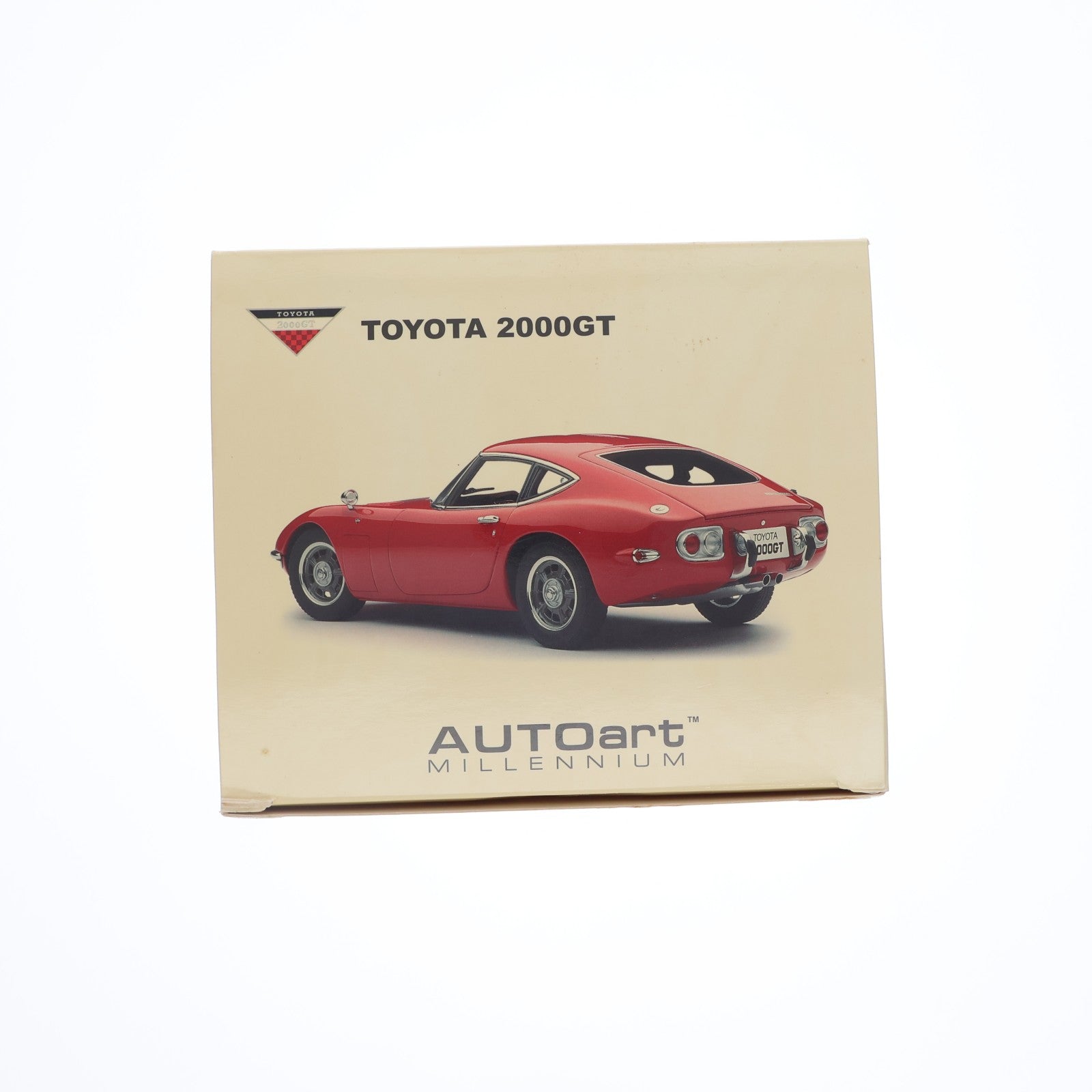 【中古即納】[MDL] MILLENNIUM 1/18 TOYOTA 2000GT COUPE(レッド) アップグレードバージョン 完成品 ミニカー(78746) AutoArt(オートアート)(20100331)