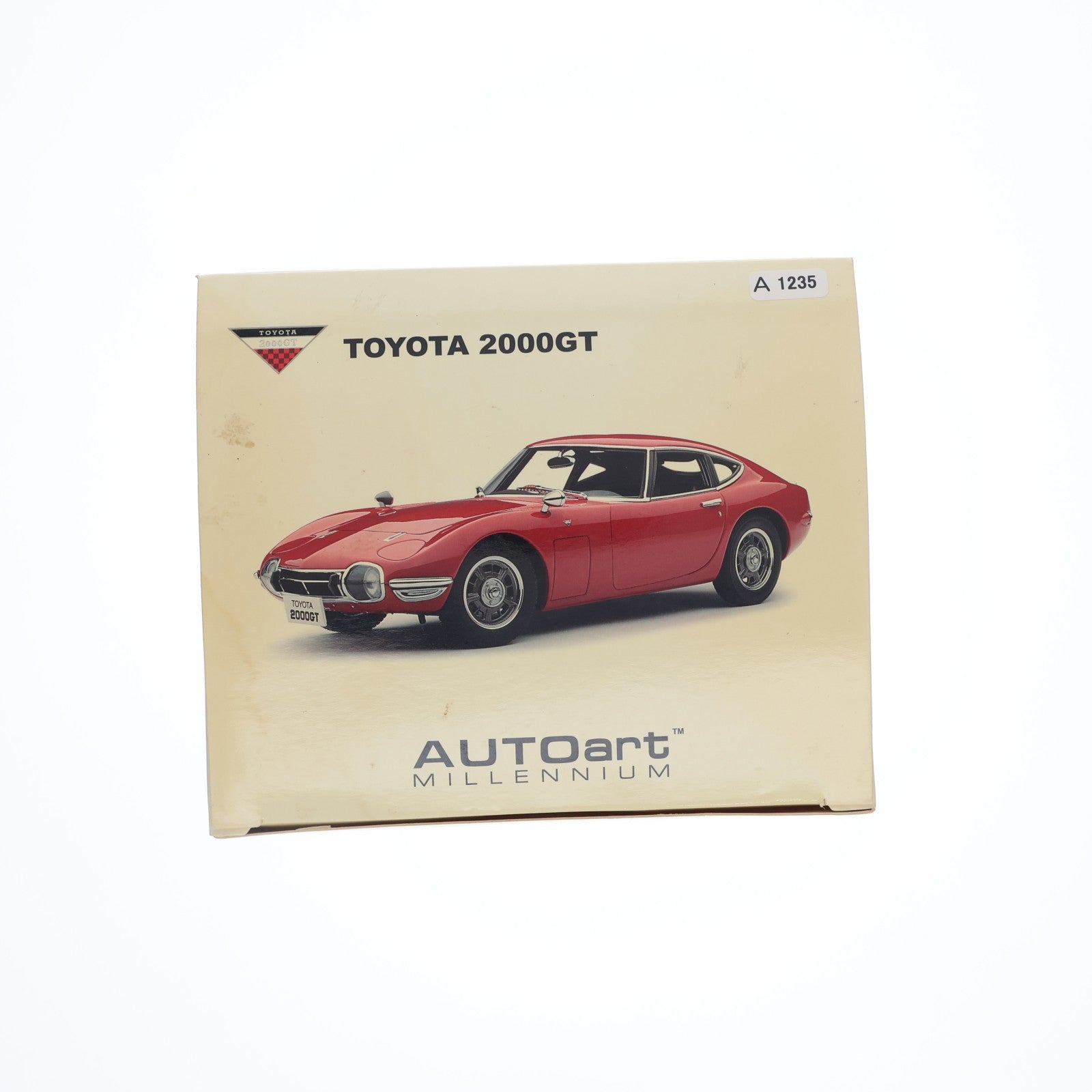 【中古即納】[MDL] MILLENNIUM 1/18 TOYOTA 2000GT COUPE(レッド) アップグレードバージョン 完成品 ミニカー(78746) AutoArt(オートアート)(20100331)