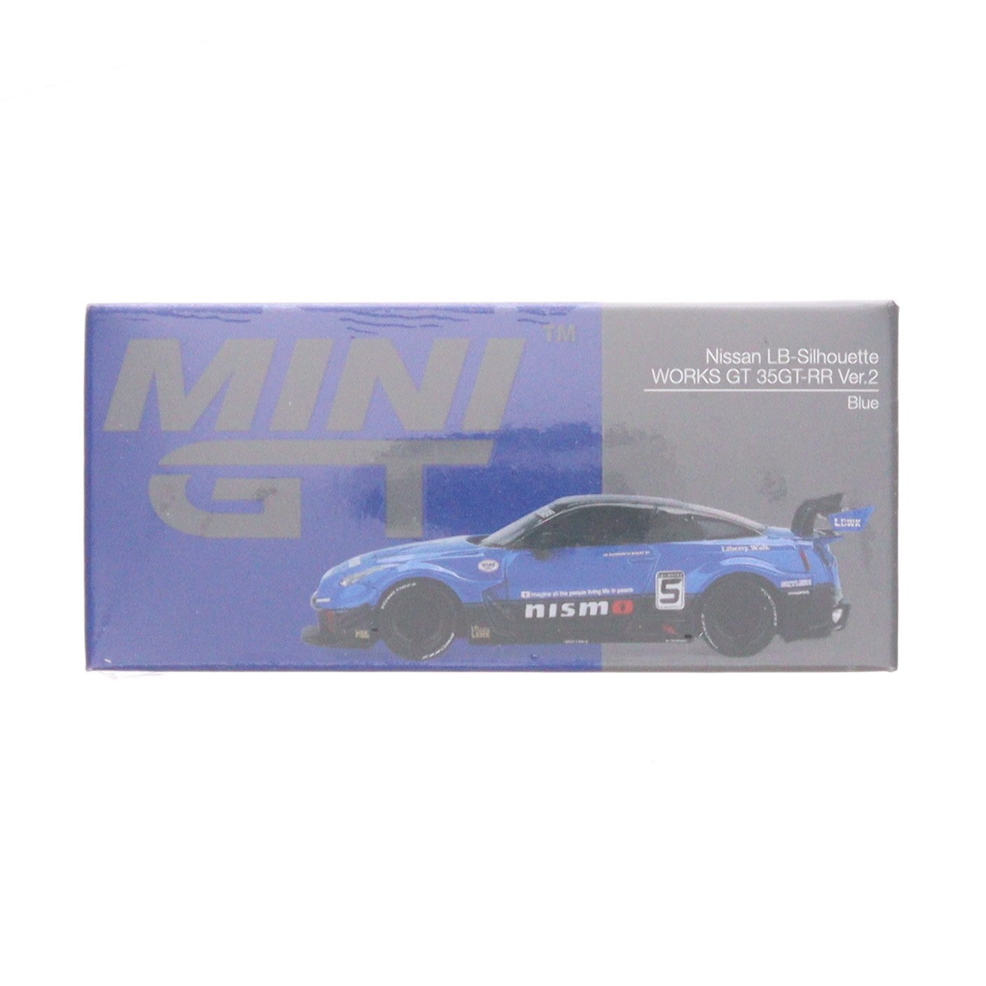 【中古即納】[MDL] ミニGTシリーズ 1/64 LB-Silhouette WORKS GT Nissan 35GT-RR バージョン2(右ハンドル)(ブルー) 完成品 ミニカー(MGT01124-R) TSM(トゥルースケールミニチュアズ)(20260205)