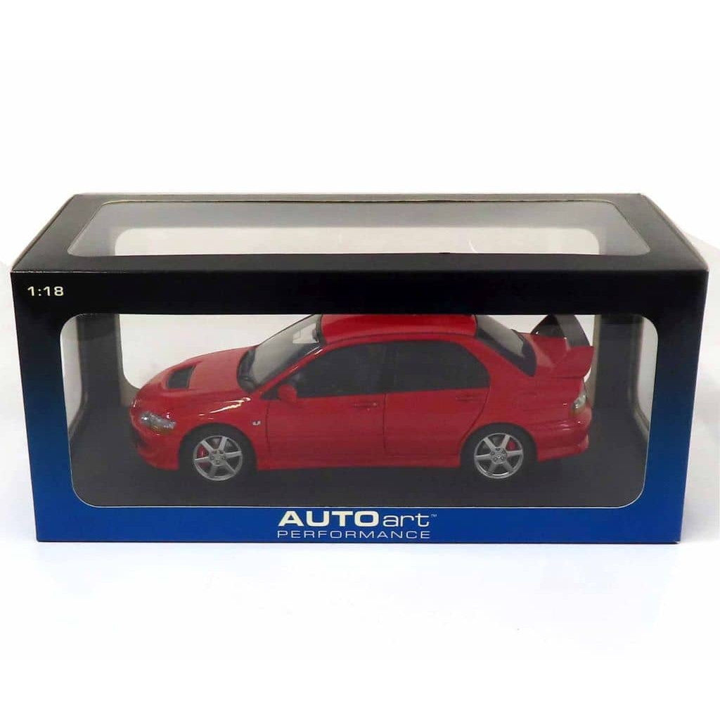 【中古即納】[MDL] 1/18 ミツビシ ランサーエボリューションVIII(赤) 完成品 ミニカー AUTOart(オートアート)(20190531)