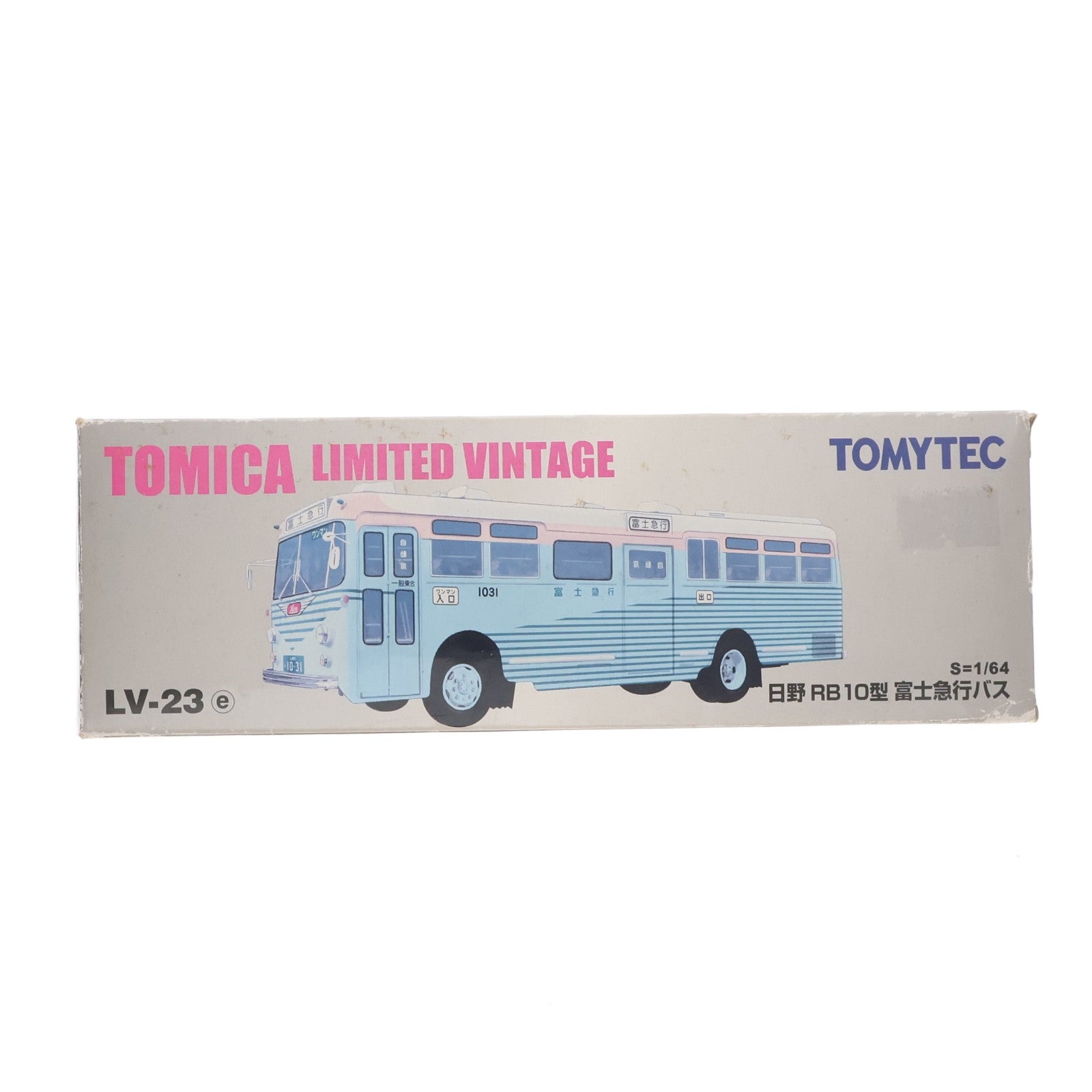 【中古即納】[MDL] トミカリミテッドヴィンテージ 1/64 LV-23e 日野 RB10型 富士急行バス(グリーン×ホワイト) 完成品 ミニカー(212188) TOMYTEC(トミーテック)(20061231)