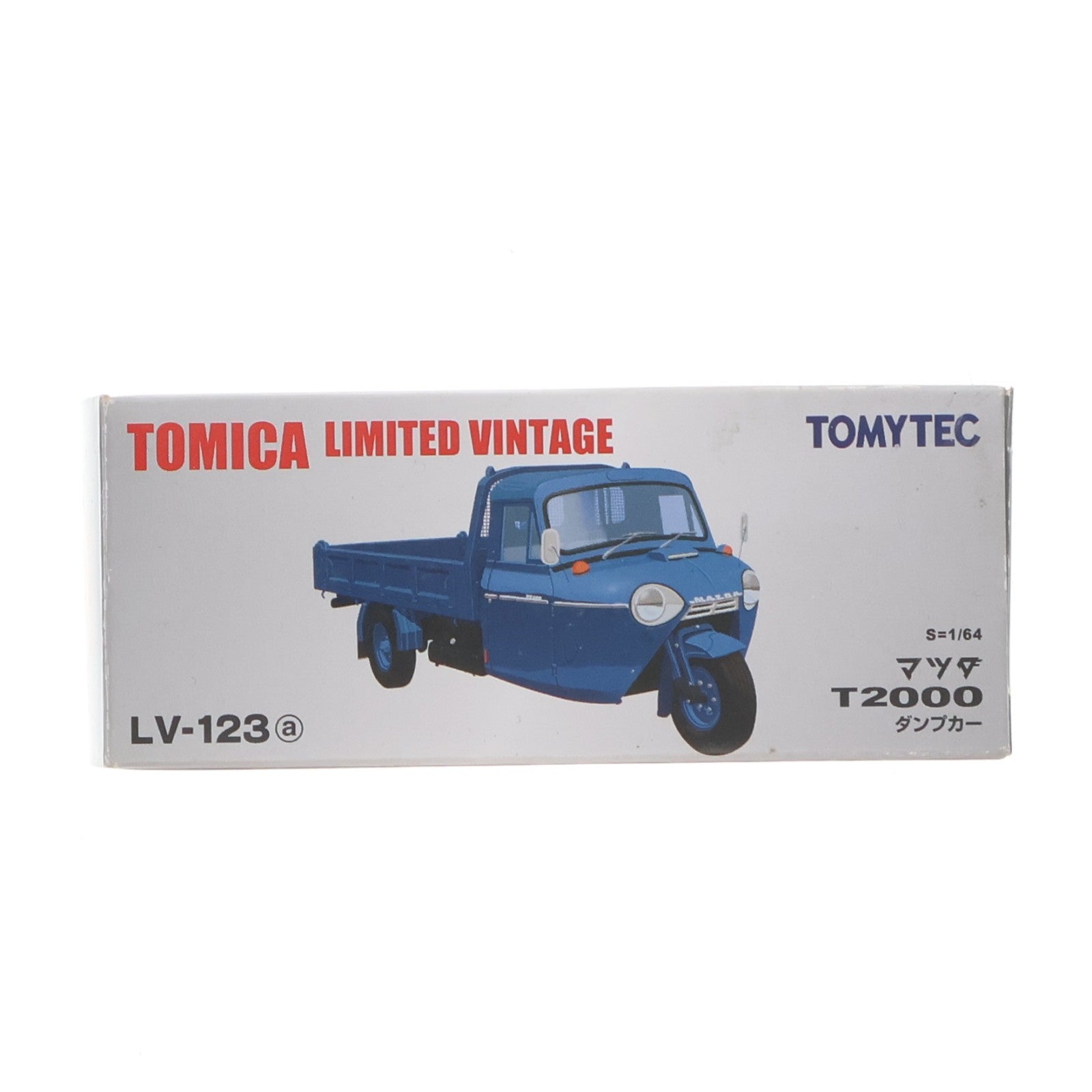 【中古即納】[MDL] トミカリミテッドヴィンテージ NEO 1/64 TLV-123a マツダ T2000 ダンプカー(青) 完成品 ミニカー(242857) TOMYTEC(トミーテック)(20120728)