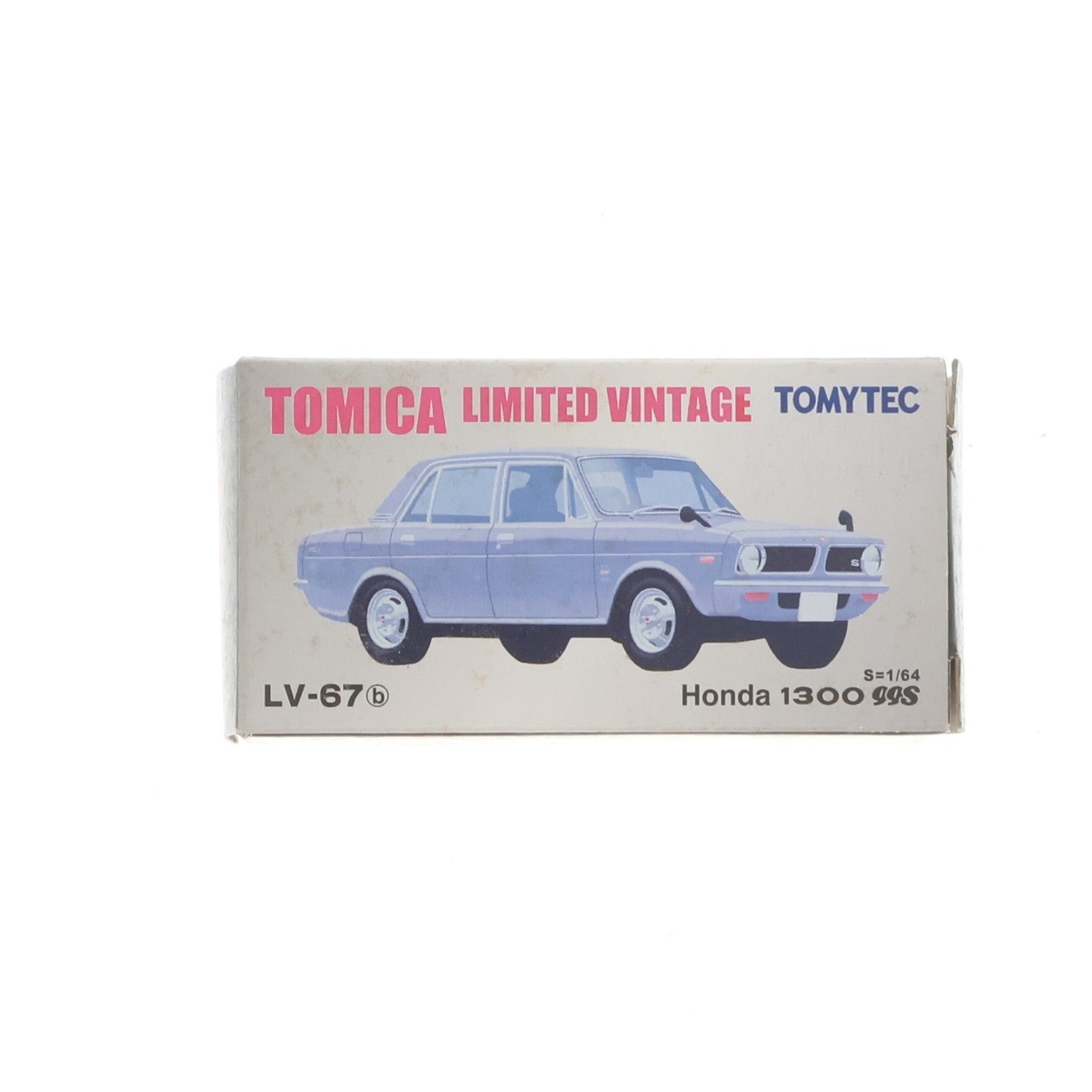【中古即納】[MDL] トミカリミテッドヴィンテージ 1/64 TLV-67b Honda 1300 99S(シルバー) 完成品 ミニカー(218036) TOMYTEC(トミーテック)(20081031)