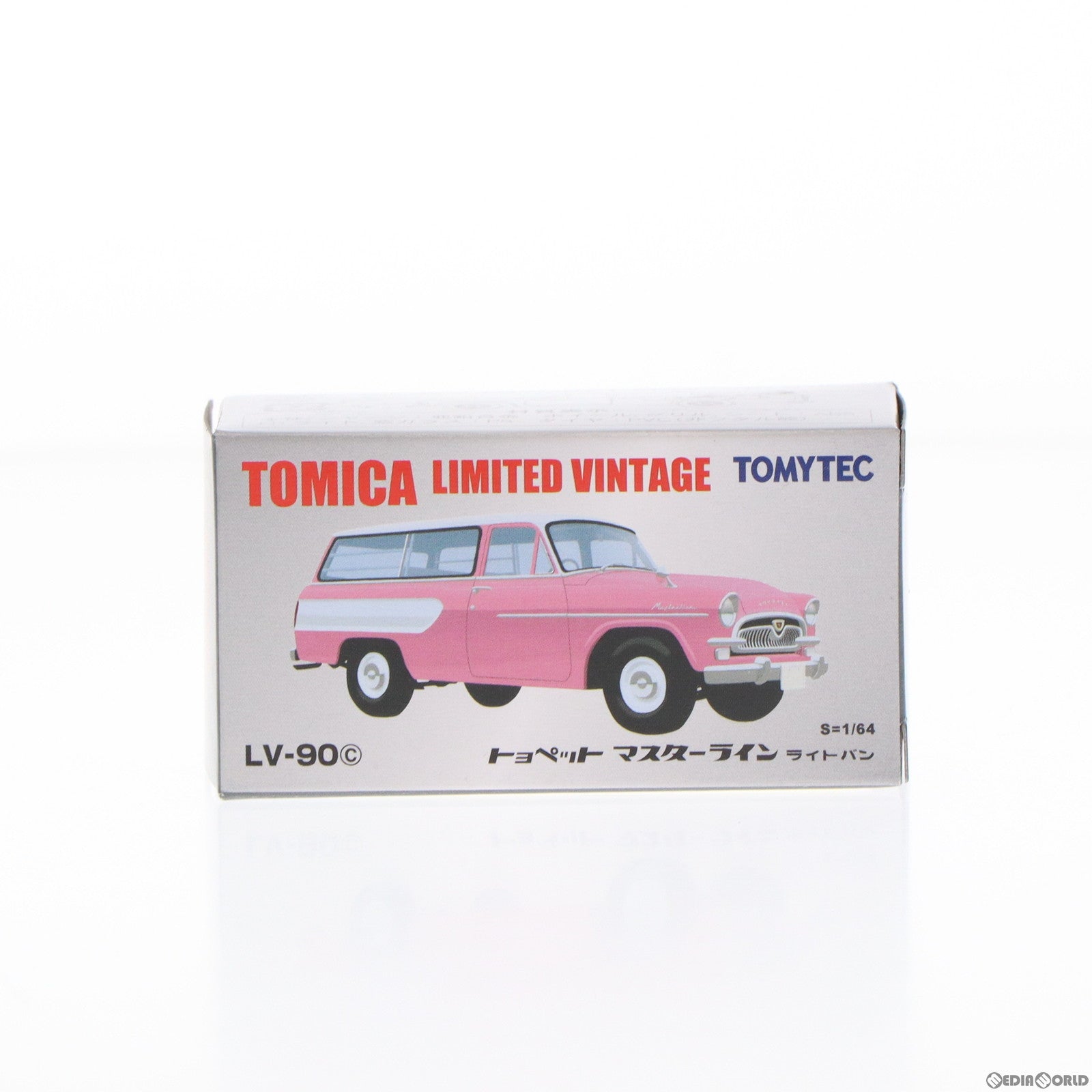 【中古即納】[MDL] トミカリミテッドヴィンテージ 1/64 TLV-90c トヨペット マスターライン ライトバン ピンク 完成品 ミニカー(229728) TOMYTEC(トミーテック)(20111022)