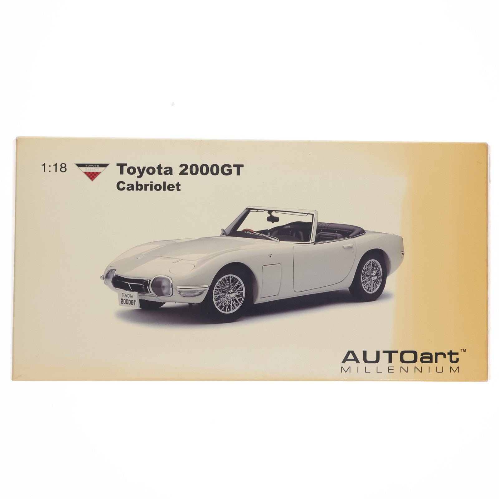 【中古即納】[MDL] 1/18 トヨタ2000GT カブリオレ ホワイト  完成品 ミニカー(78736) AutoArt(オートアート)(20121229)