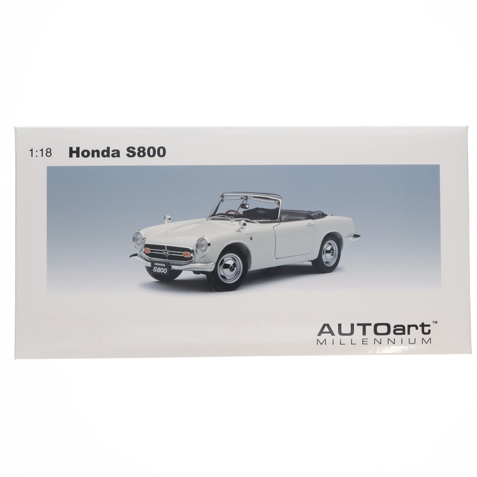 【中古即納】[MDL] 1/18 ホンダ S800(ホワイト) 完成品 ミニカー(73278) AutoArt(オートアート)(20130511)