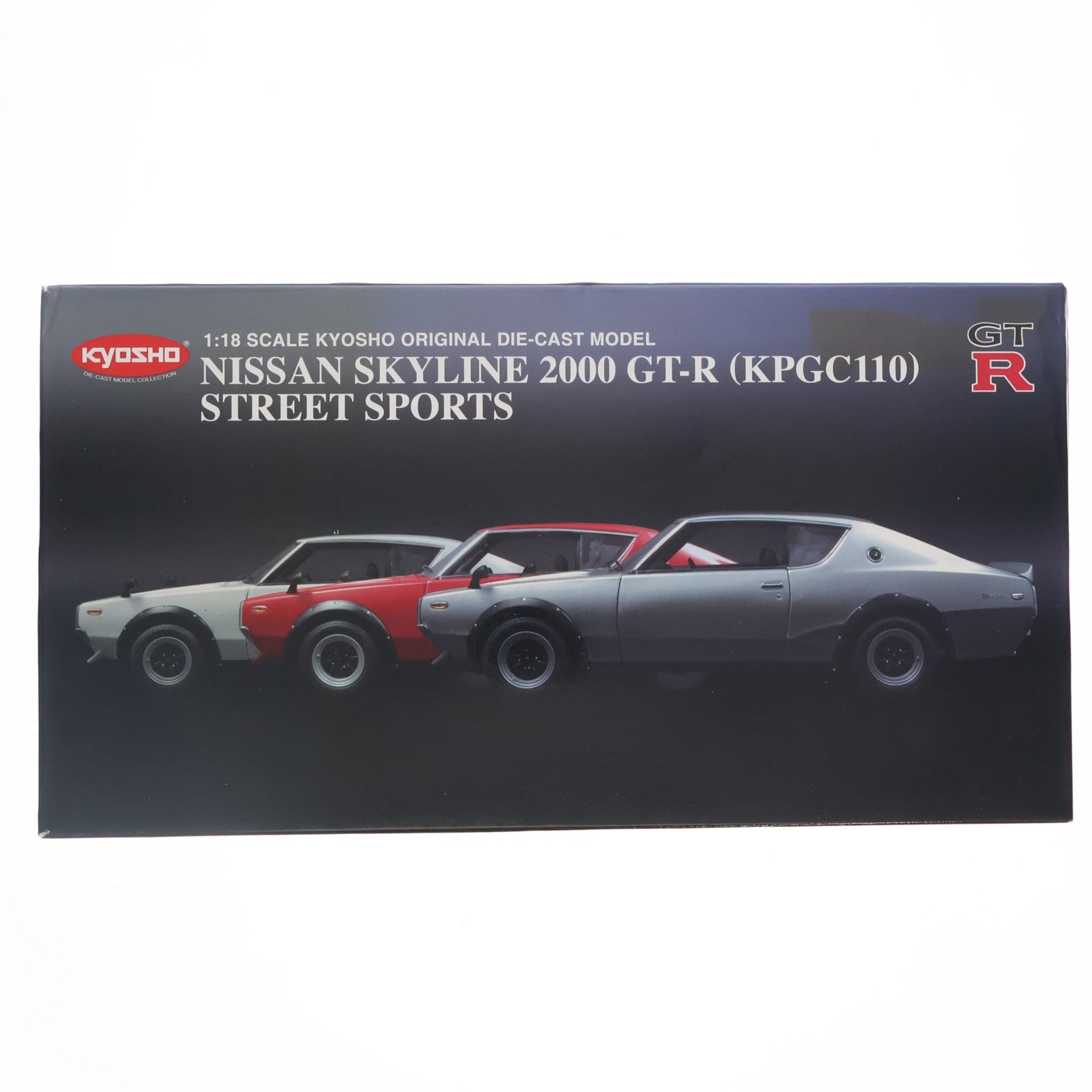 【中古即納】[MDL] 1/18 日産 スカイライン GT-R ケン&メリー Fスポイラー・RSワタナベホイル シルバー 完成品 ミニカー(K08254SW) 京商(20150227)