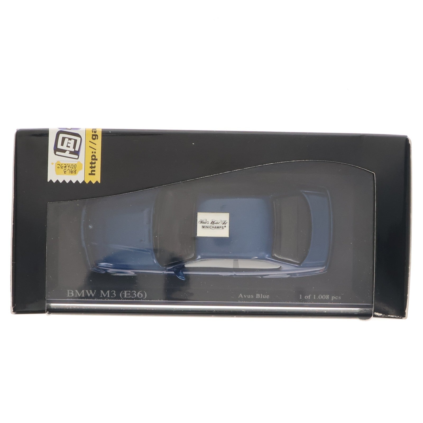 【中古即納】[MDL] 1/43 BMW M3 E36(アヴスブルー) 面白部品創庫特注 完成品 ミニカー(433022305) MINICHAMPS(ミニチャンプス)(20030310)