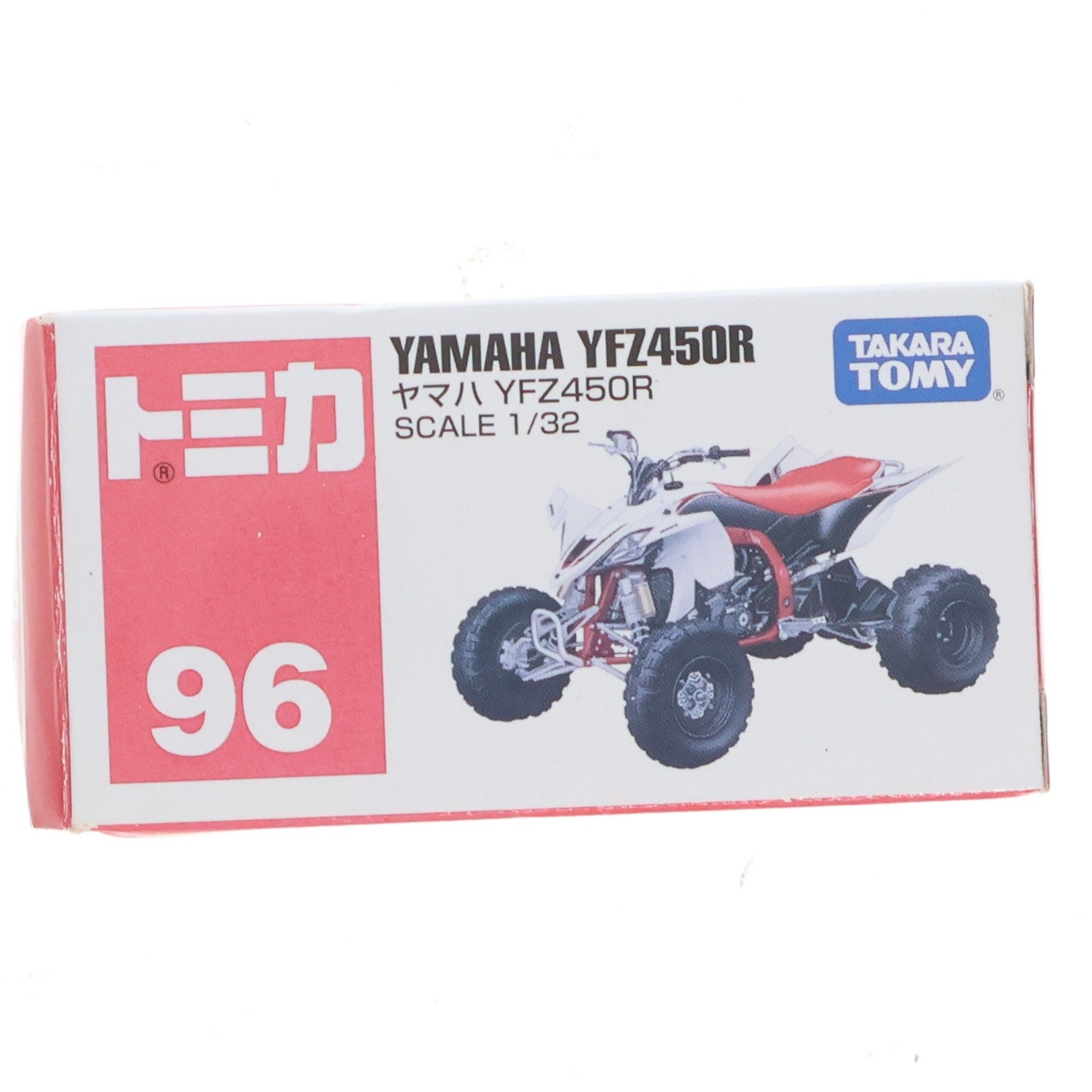 【中古即納】[MDL] トミカ No.96 1/32 ヤマハ YZR450R(ホワイト×レッド/赤箱) 完成品 ミニカー タカラトミー(20100531)