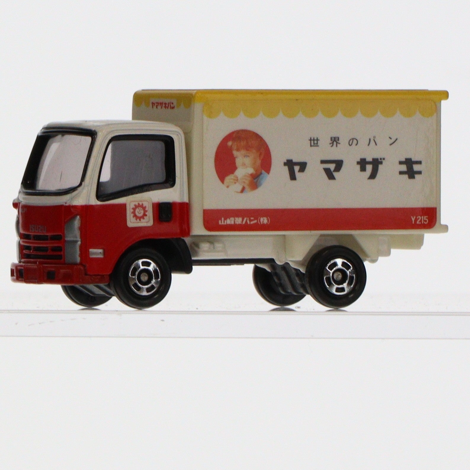 【中古即納】[MDL] トミカ No.49 ヤマザキ・パントラック(ホワイト×レッド×イエロー/赤箱/中国製) 完成品 ミニカー タカラトミー(20080119)