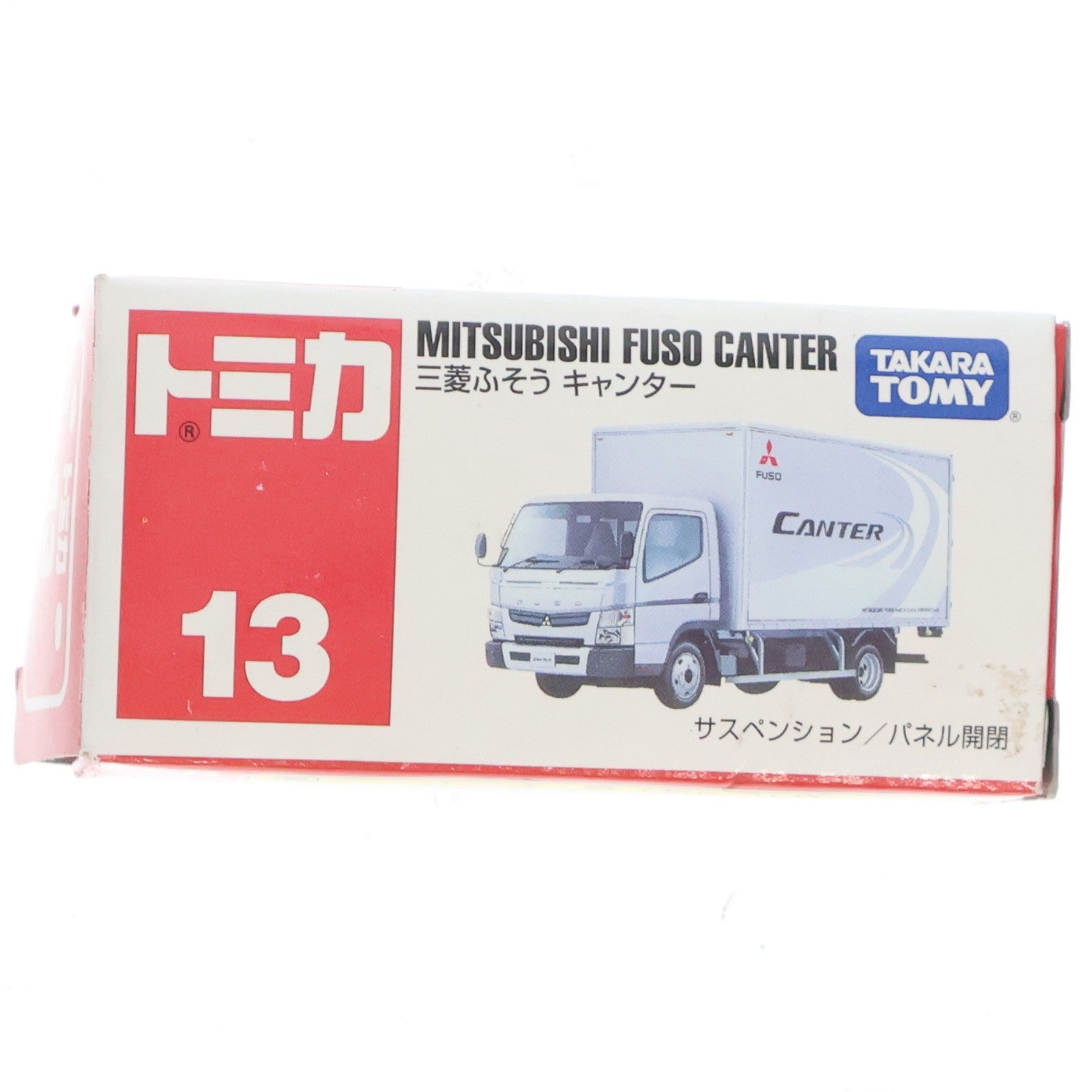 【中古即納】[MDL] トミカ No.13 三菱ふそう キャンター(ライトブルーメタリック/赤箱/中国製) 完成品 ミニカー タカラトミー(20111015)