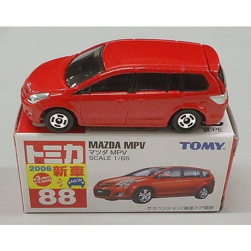 【中古即納】[MDL] トミカ No.88 1/65 マツダ MPV(レッド/赤箱/中国製) 完成品 ミニカー トミー(20061118)