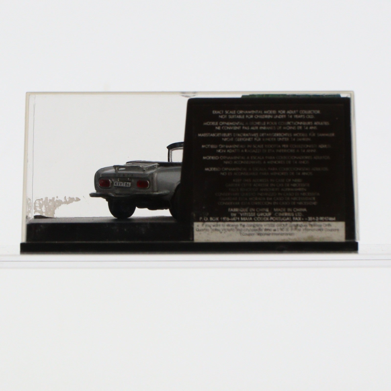 【中古即納】[MDL] 1/43 HONDA S800 1966(ブラック) 完成品 ミニカー(086C) VITESSE(ビテス)(19991231)