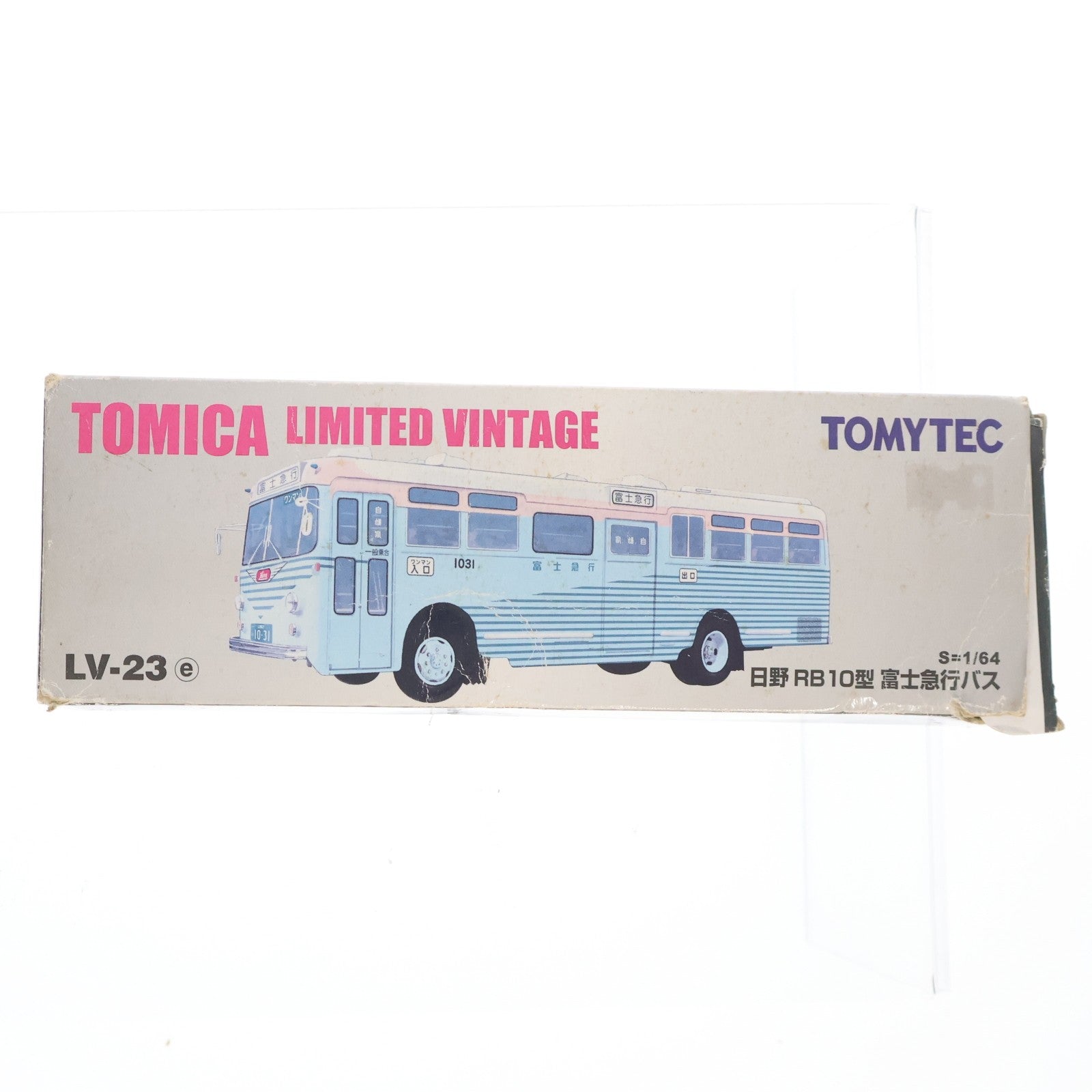 【中古即納】[MDL] トミカリミテッドヴィンテージ 1/64 LV-23e 日野 RB10型 富士急行バス(グリーン×ホワイト) 完成品 ミニカー(212188) TOMYTEC(トミーテック)(20061231)
