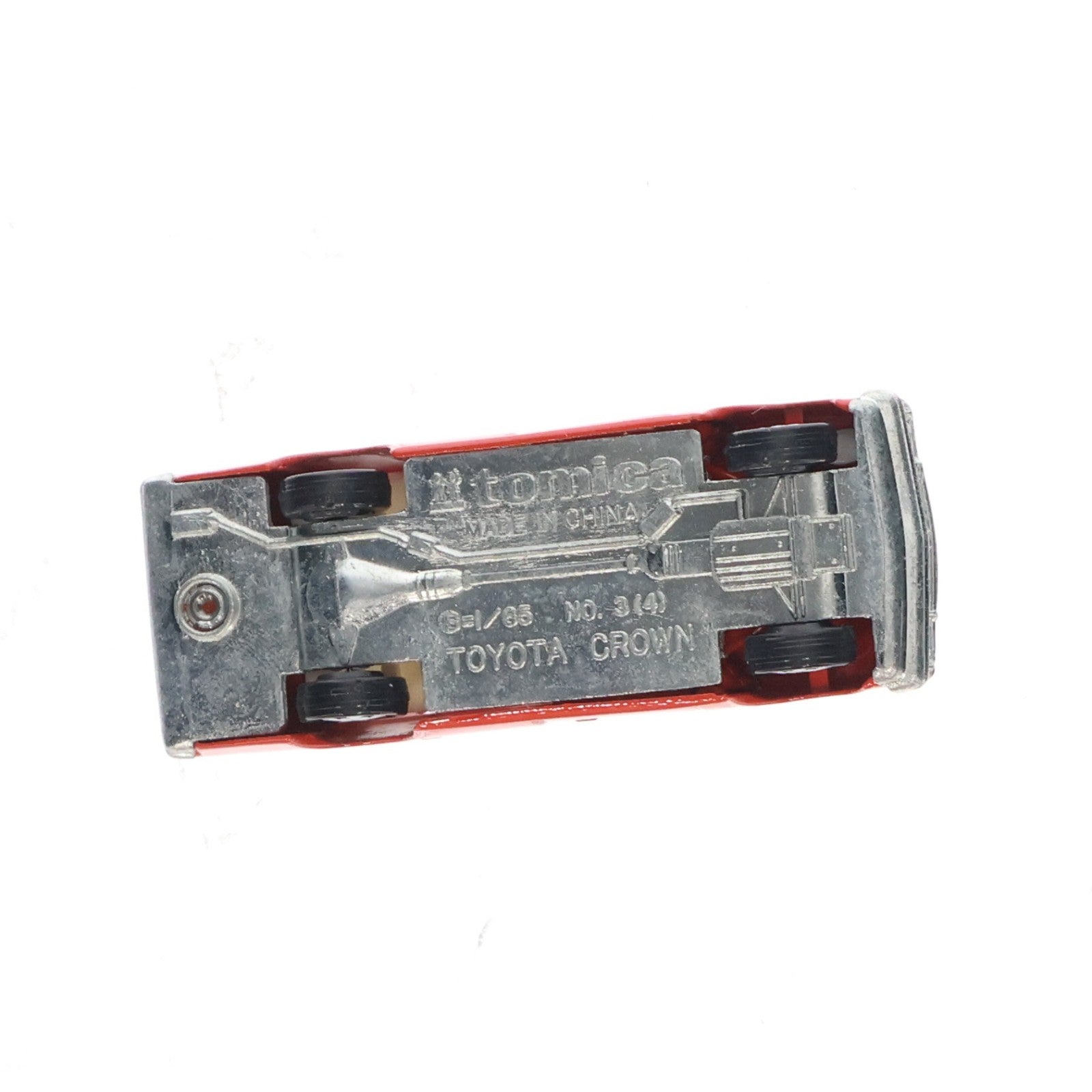 【中古即納】[MDL] トミカ No.27 1/65 トヨタ クラウン ファイアチーフカー(レッド/黒箱/中国製) 復刻版 完成品 ミニカー トミー(19991231)