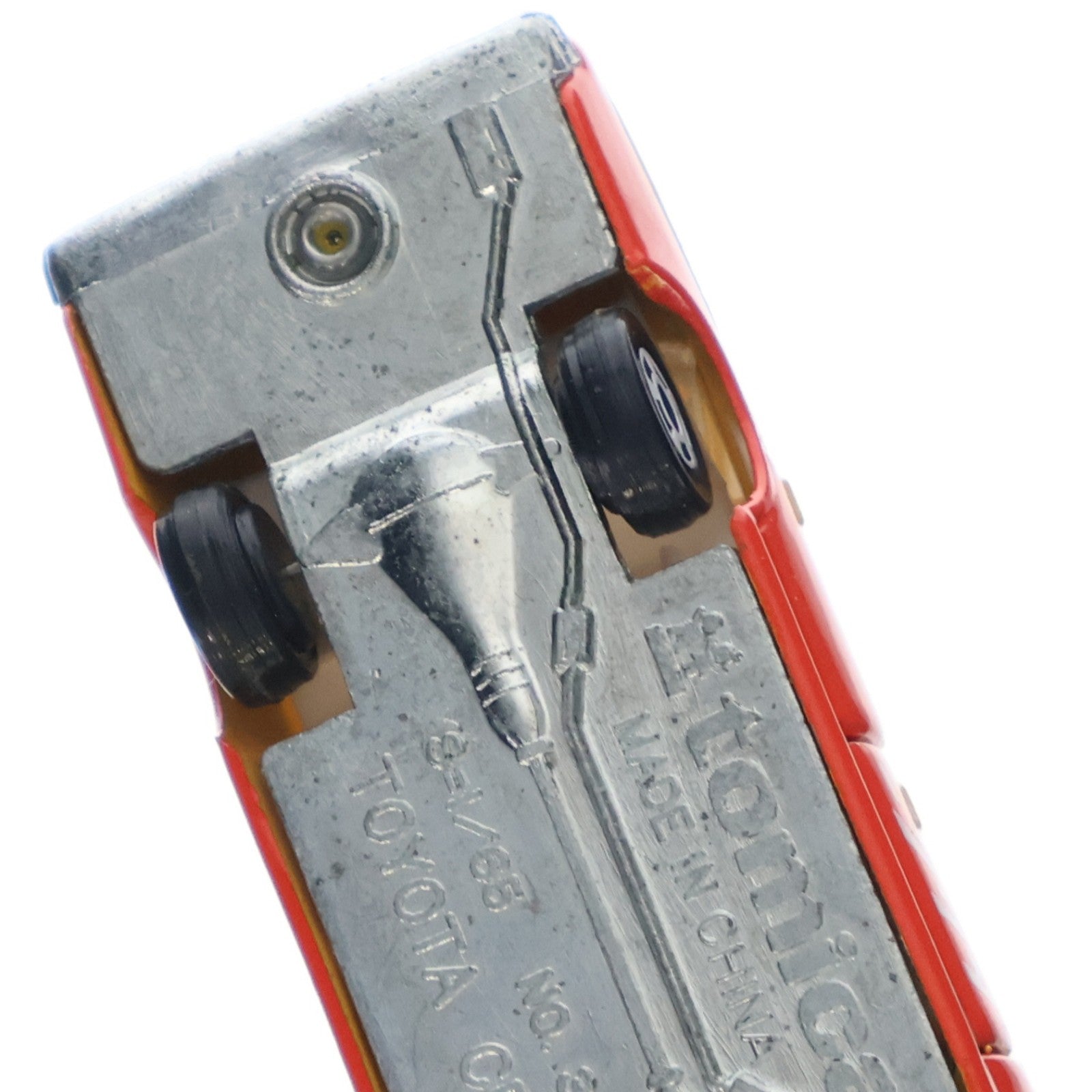 【中古即納】[MDL] トミカ No.28 1/65 トヨタ クラウン タクシー(イエロー×オレンジ/黒箱) 復刻版 完成品 ミニカー トミー(19991231)