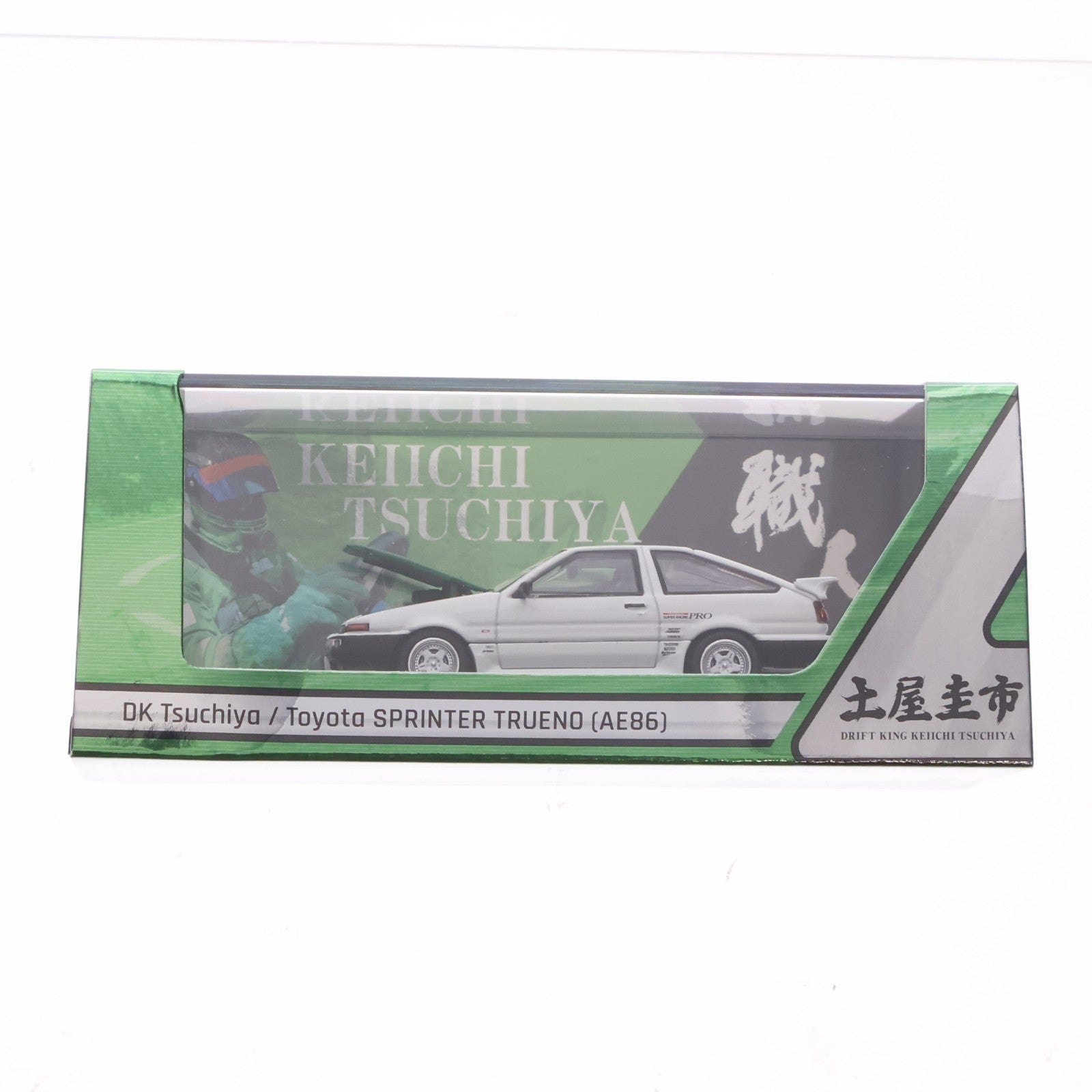 【中古即納】[MDL] 1/64 トヨタ スプリンタートレノ (AE86) DRIFT KING(ホワイト) 完成品 ミニカー(HJ646052DK) ホビージャパン(20240731)