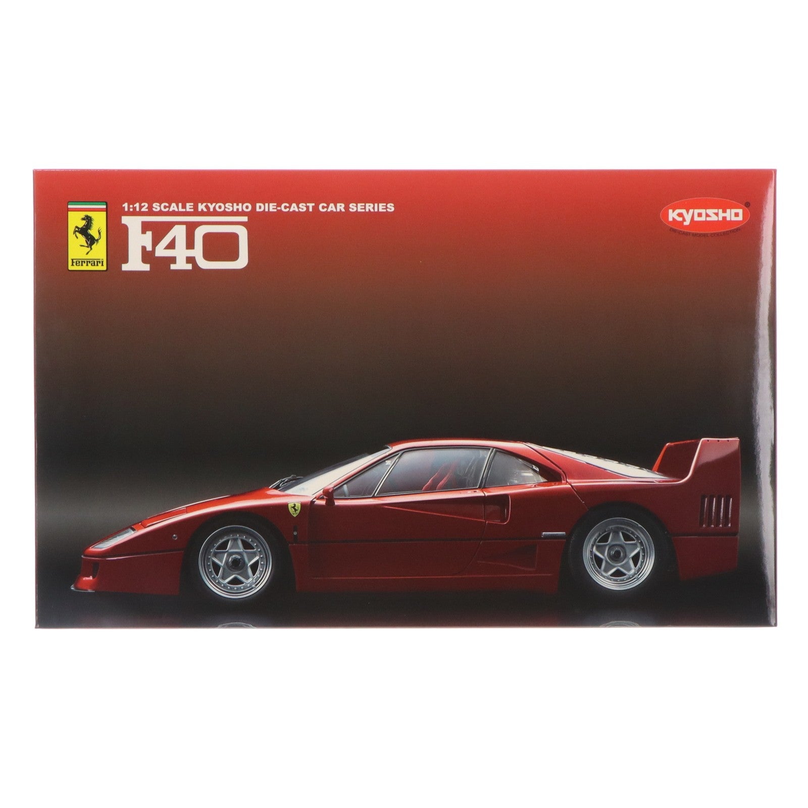 【中古即納】[MDL] 1/12 Ferrari(フェラーリ) F40(レッド) 完成品 ミニカー(08602A) 京商(20041231)