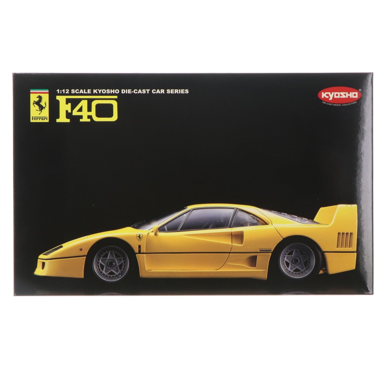 【中古即納】[MDL] 1/12 Ferrari(フェラーリ) F40(イエロー) 完成品 ミニカー(08602Y) 京商(20031231)