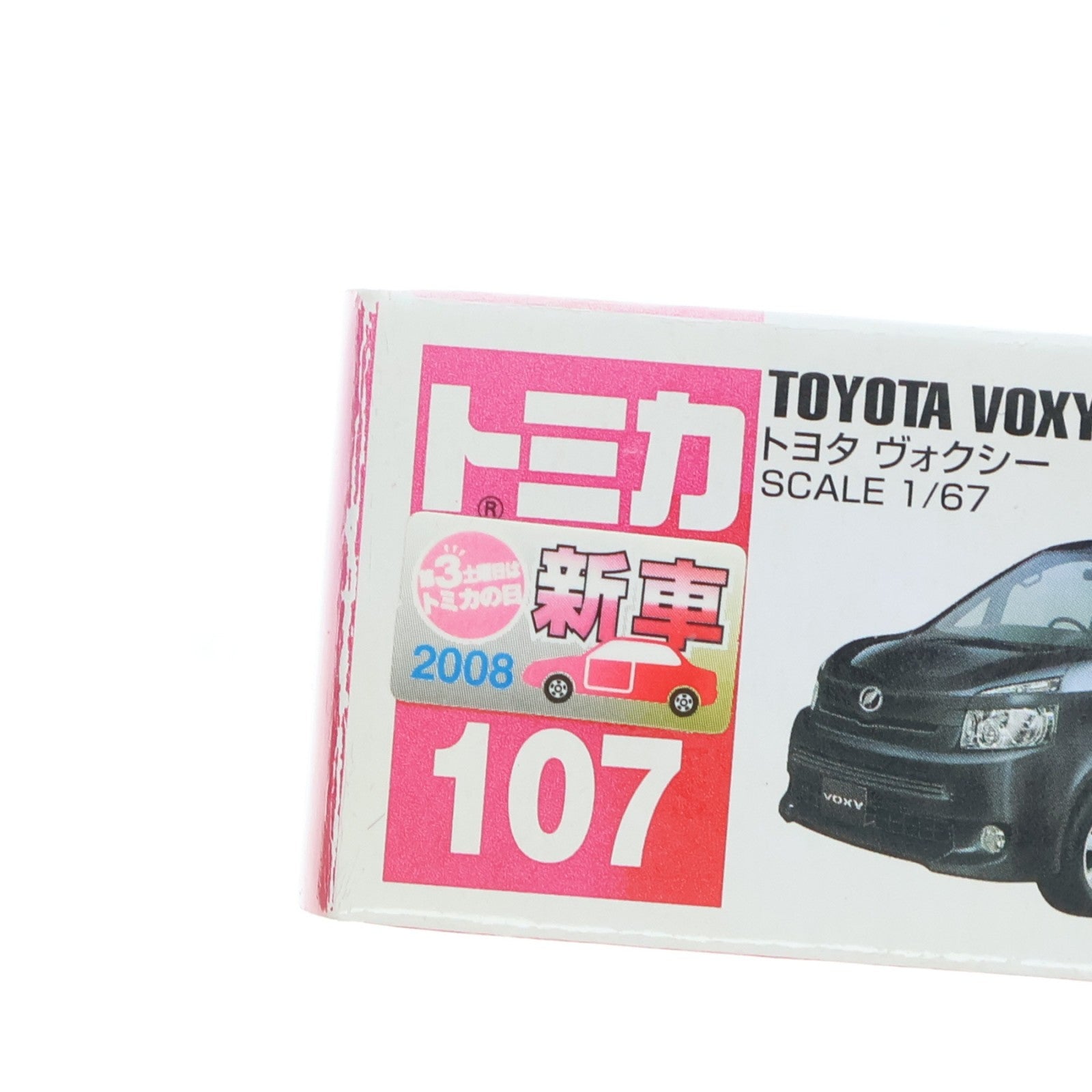 【中古即納】[MDL] トミカ No.107 1/67 トヨタ ヴォクシー(ブラック/赤箱/中国製) 完成品 ミニカー タカラトミー(19991231)