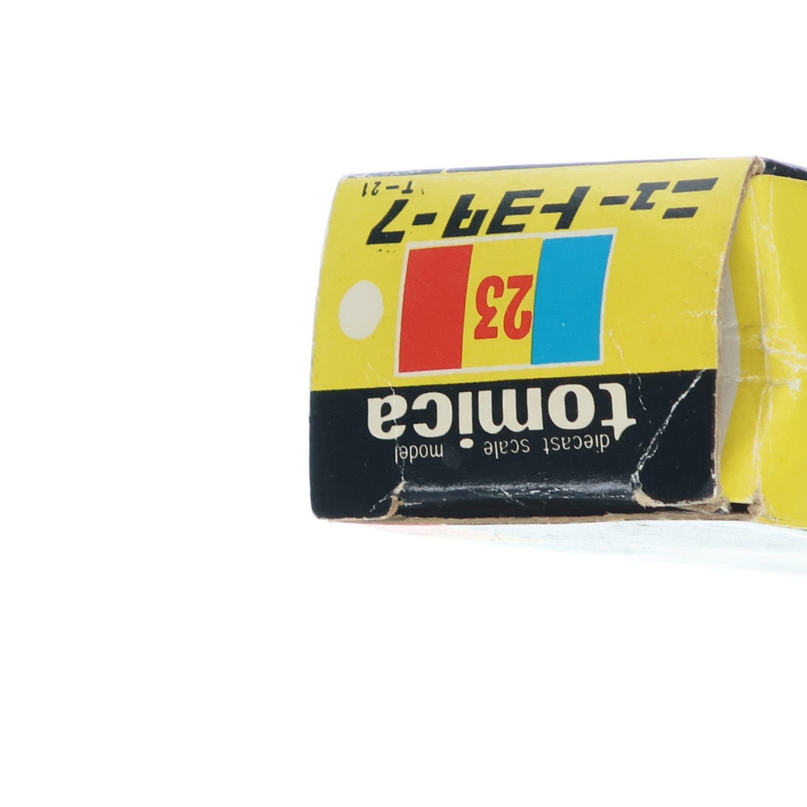 【中古即納】[MDL] トミカ No.23 1/58 ニュートヨタ-7 Mobil #7(ホワイト×レッド/黒箱/日本製) 完成品 ミニカー トミー(19991231)