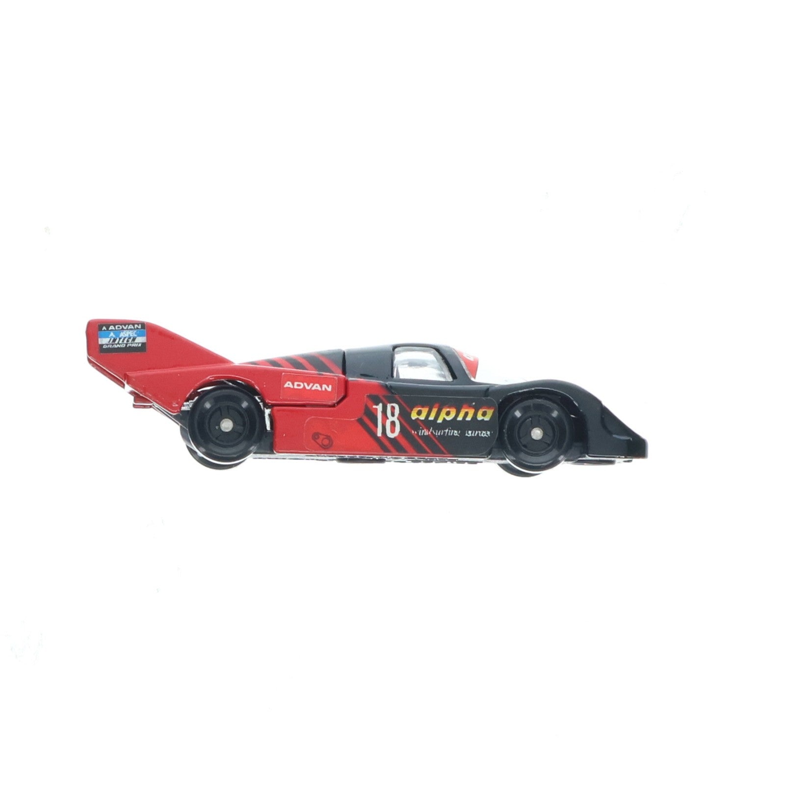 【中古即納】[MDL] トミカグループCフェア限定 トミカ 1/66 ポルシェ 956 アドバン #25(ブラック×レッド/日本製) 完成品 ミニカー トミー(19840930)