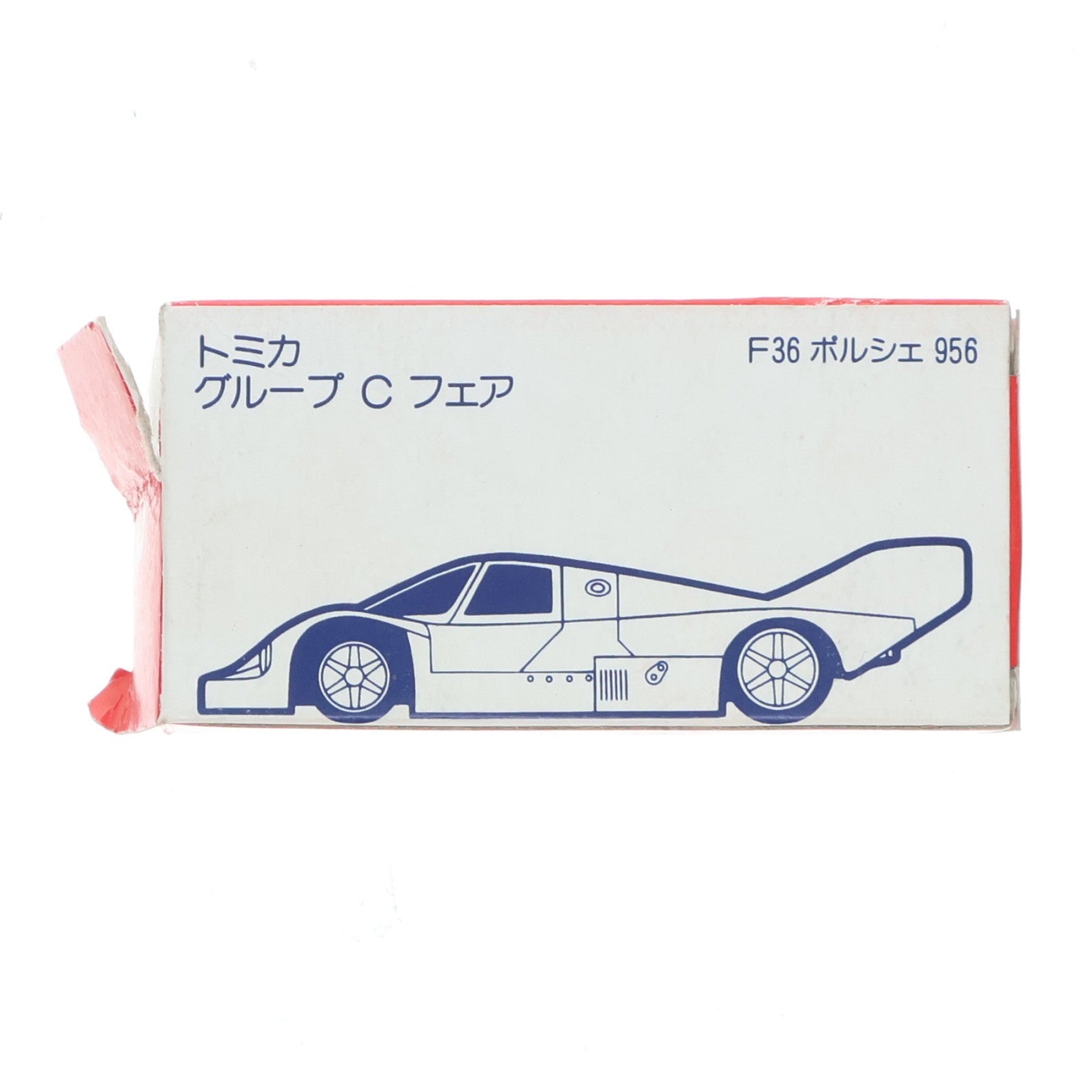 【中古即納】[MDL] トミカグループCフェア限定 トミカ 1/65 ポルシェ 956 #2(ホワイト×ブルー/日本製) 完成品 ミニカー トミー(19840930)