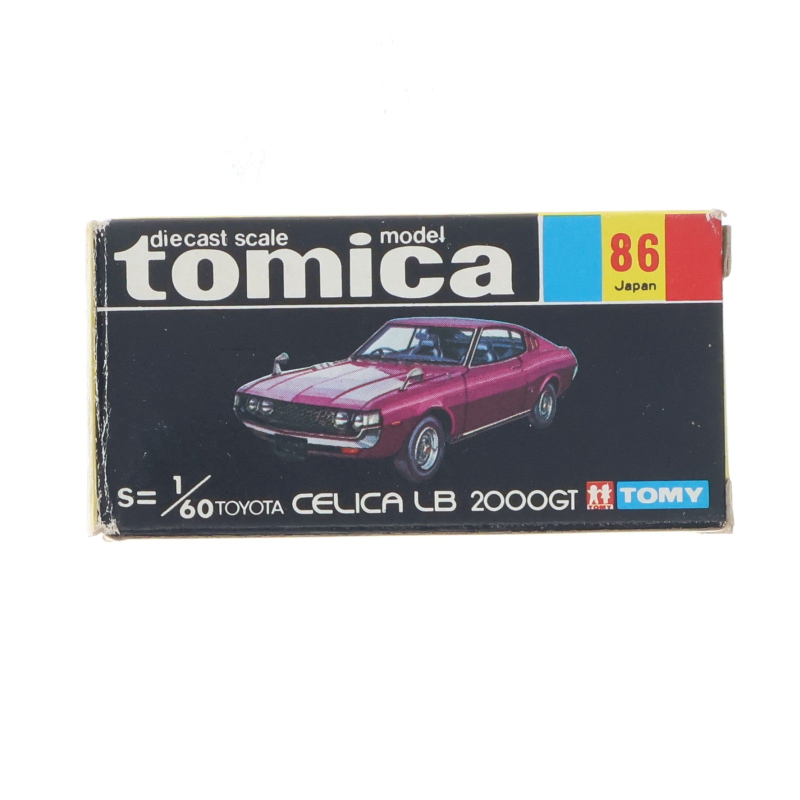 【中古即納】[MDL] トミカ No.86 1/60 トヨタ セリカ LB 2000GT(パープル/黒箱/日本製) 完成品 ミニカー トミー(19991231)