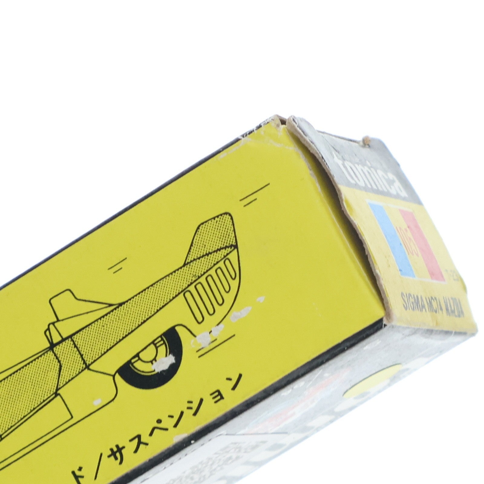 【中古即納】[MDL] トミカ No.105 1/64 シグマ MC74 マツダ #25(ホワイト×レッド/黒箱/日本製) 完成品 ミニカー トミー(19991231)