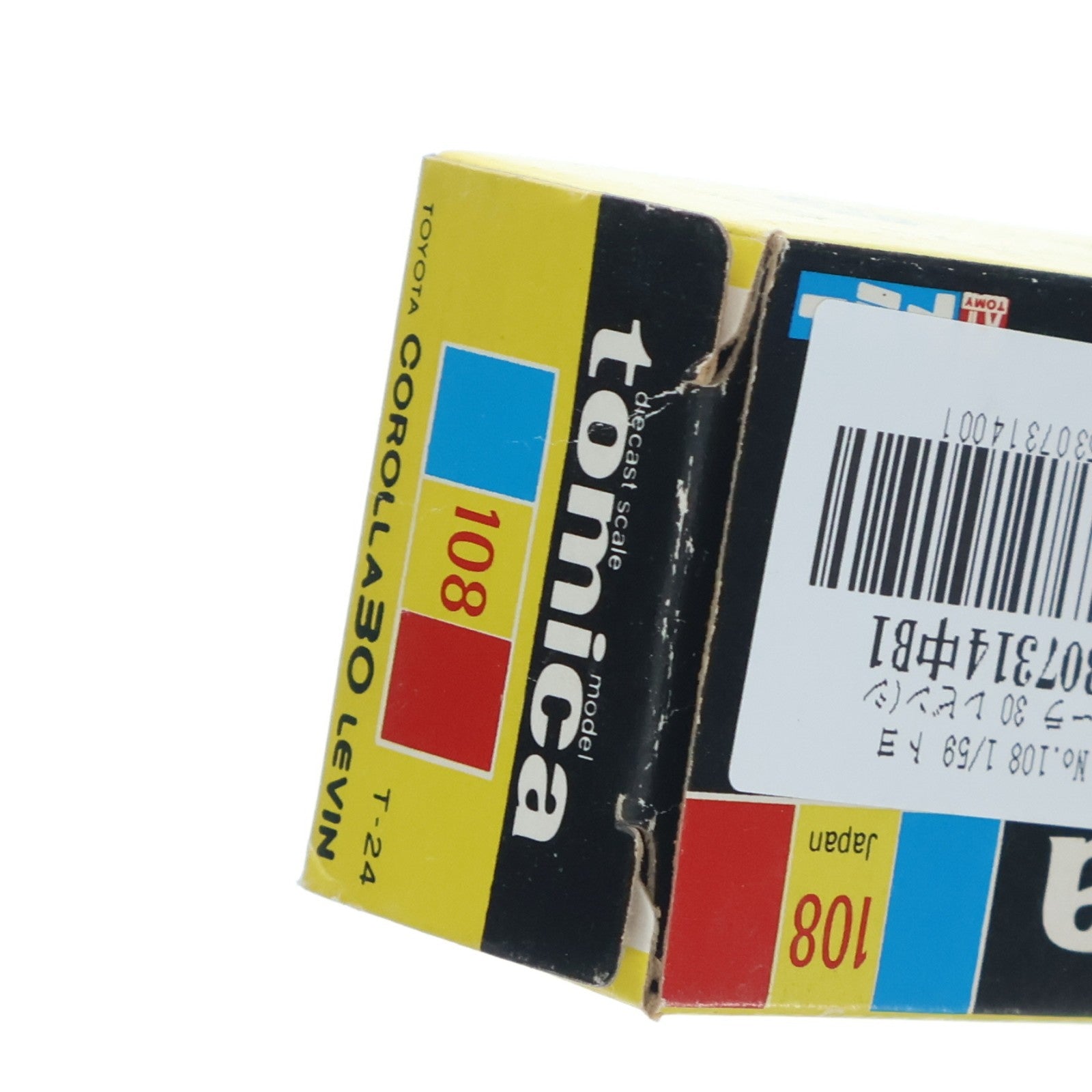 【中古即納】[MDL] トミカ No.108 1/59 トヨタ カローラ 30 レビン(シルバー) 完成品 ミニカー トミー(19751231)