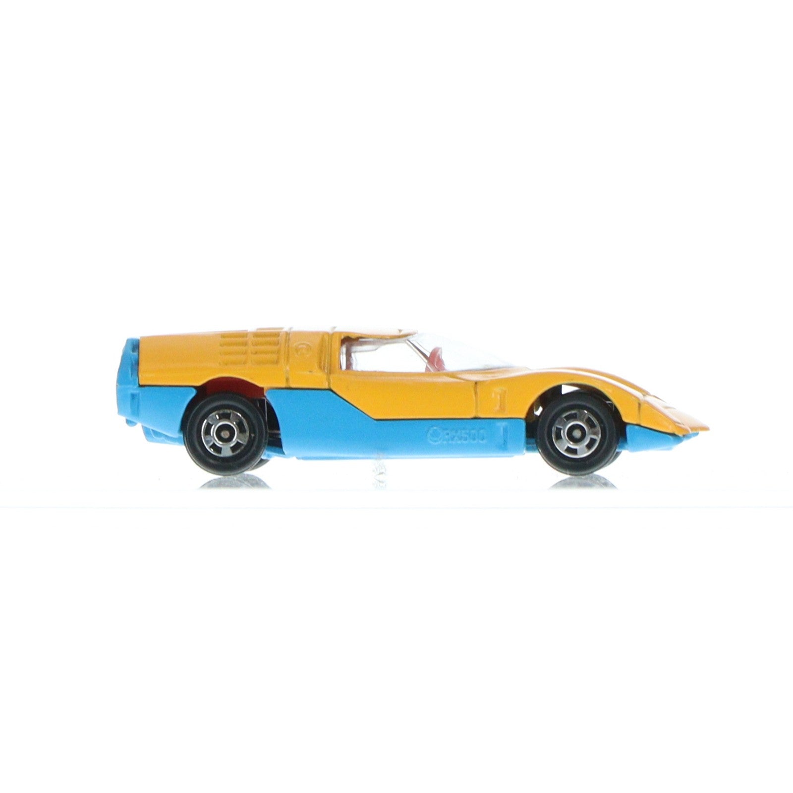 【中古即納】[MDL] トミカ No.34 1/62 マツダ RX500(イエロー×ブルー/黒箱/1Hホイール/日本製) 完成品 ミニカー トミー(19991231)