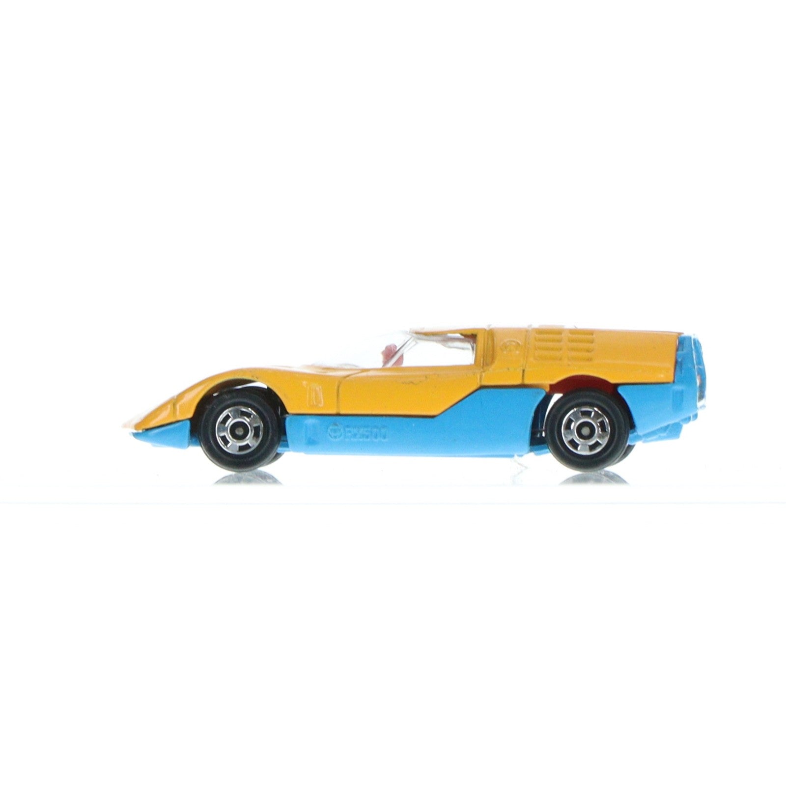 【中古即納】[MDL] トミカ No.34 1/62 マツダ RX500(イエロー×ブルー/黒箱/1Hホイール/日本製) 完成品 ミニカー トミー(19991231)