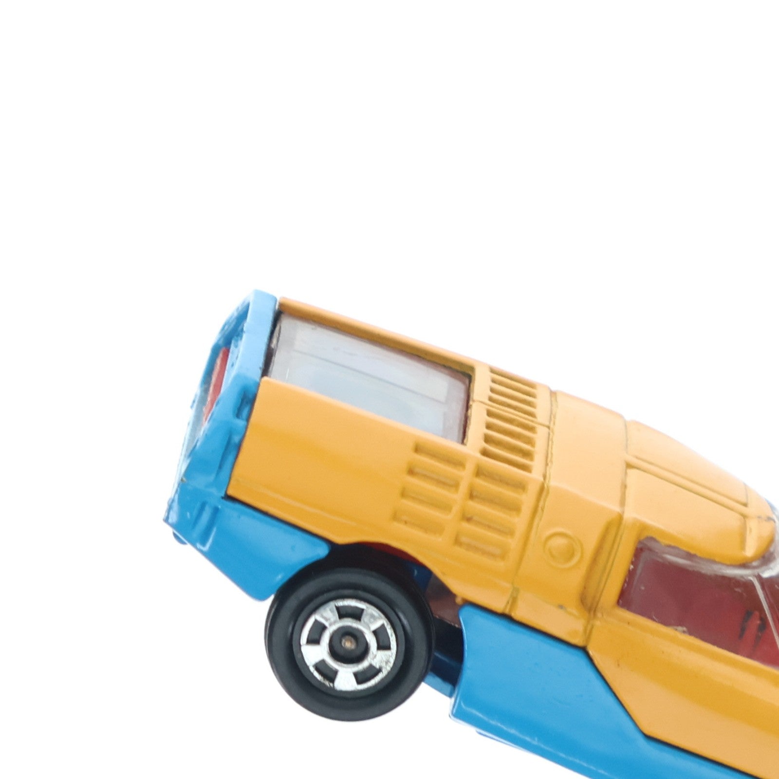 【中古即納】[MDL] トミカ No.34 1/62 マツダ RX500(イエロー×ブルー/黒箱/1Hホイール/日本製) 完成品 ミニカー トミー(19991231)