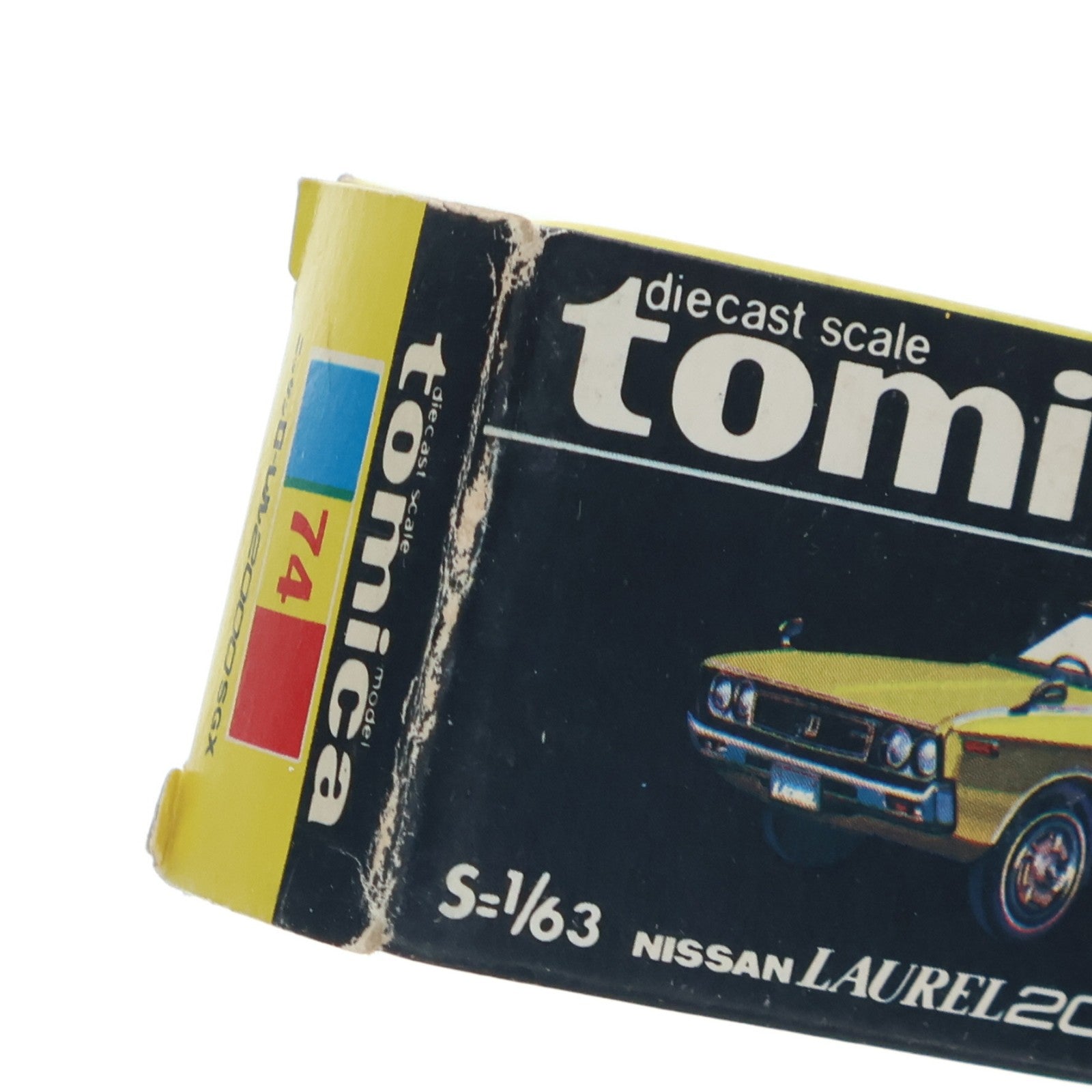 【中古即納】[MDL] トミカ No.74 1/63 ニッサン ローレル 2000SGX(ライトグリーン/黒箱/日本製/1Fホイール) 完成品 ミニカー トミー(19991231)