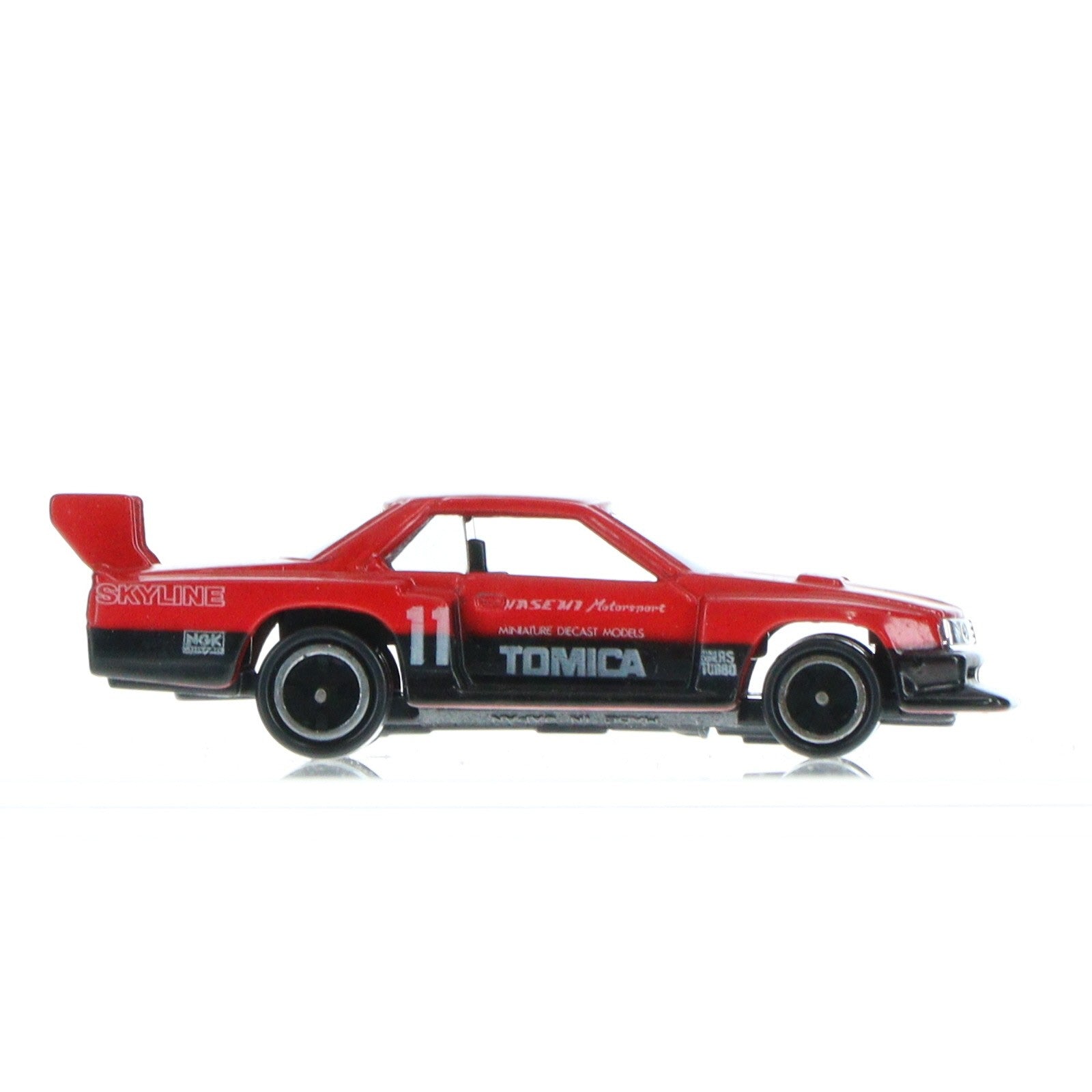 【中古即納】[MDL] トミカ No.65 1/68 日産 スカイライン シルエット フォーミュラ #11(レッド×ブラック/黒箱/日本製) 完成品 ミニカー トミー(19991231)