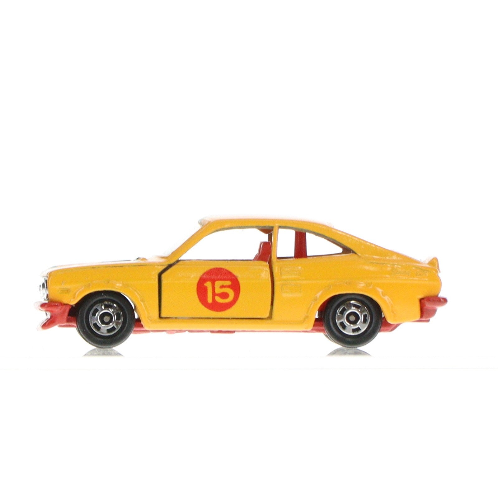 【中古即納】[MDL] トミカ No.15 1/56 サニークーペ 1200GX レーシング #15(ライトオレンジ×グリーン/黒箱/日本製) 完成品 ミニカー トミー(19991231)