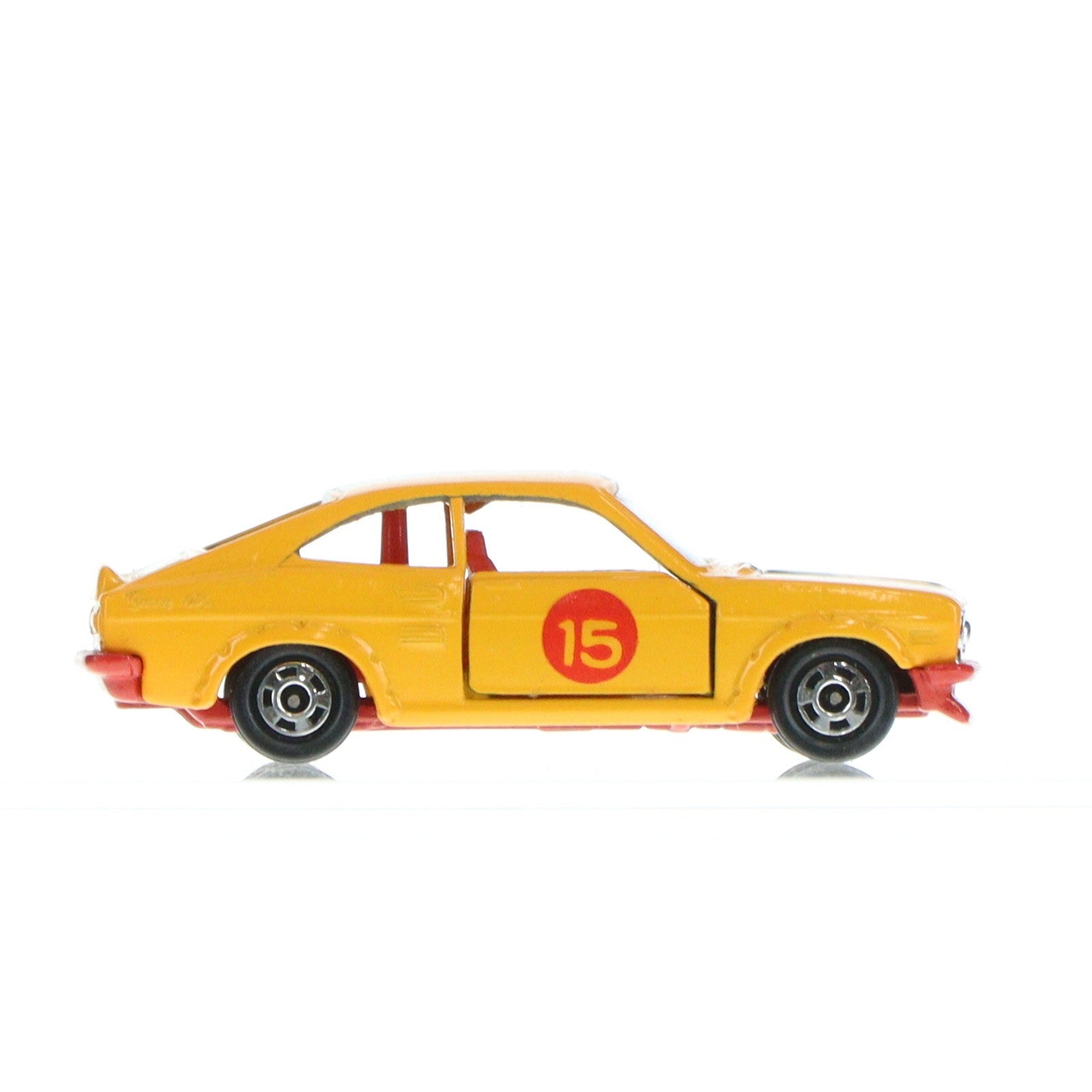 【中古即納】[MDL] トミカ No.15 1/56 サニークーペ 1200GX レーシング #15(ライトオレンジ×グリーン/黒箱/日本製) 完成品 ミニカー トミー(19991231)