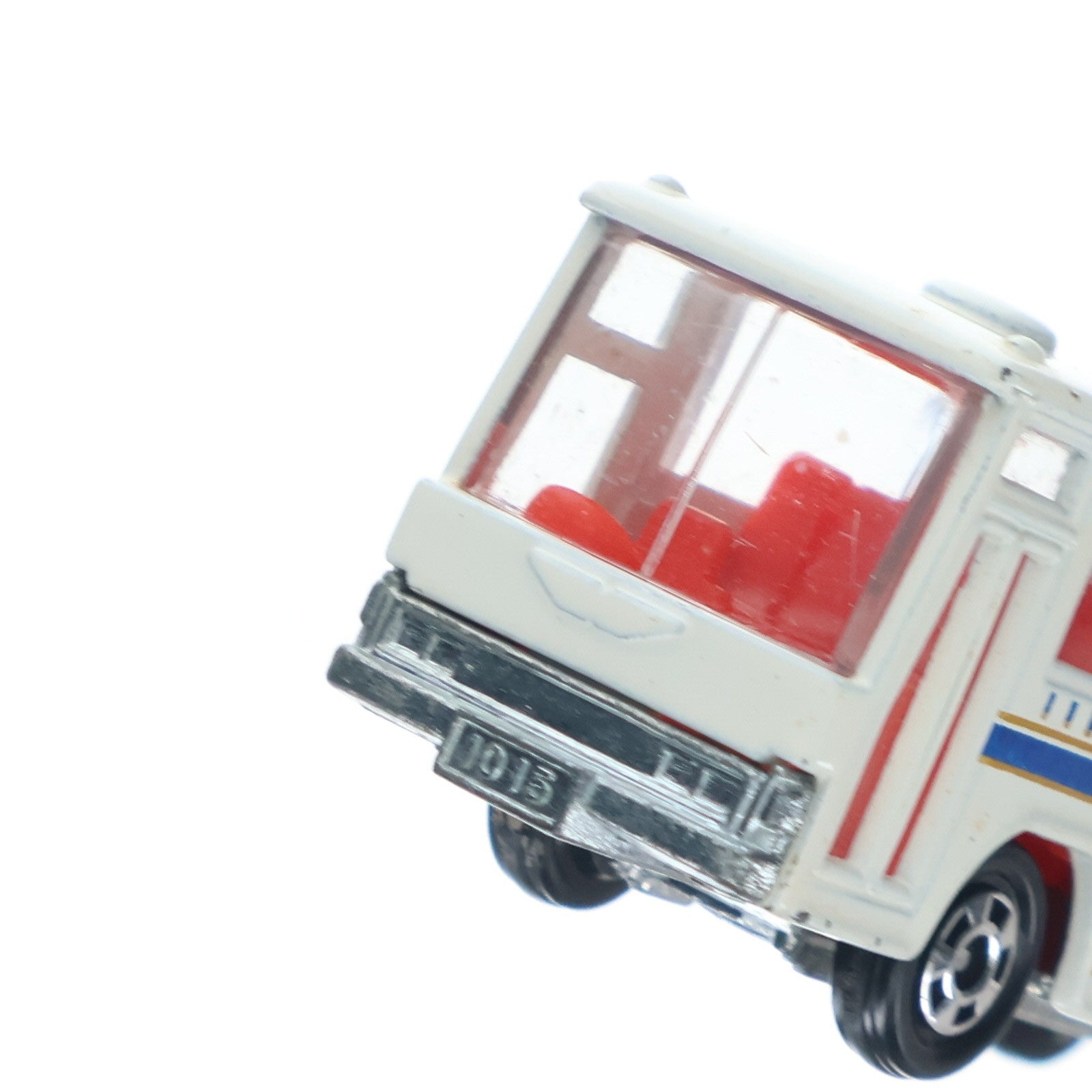 【中古即納】[MDL] トミカ No.41 1/116 日野 レインボー スケルトンバス HINO MOTORS(ホワイト×ブルー×ゴールド/黒箱) 完成品 ミニカー トミー(19991231)