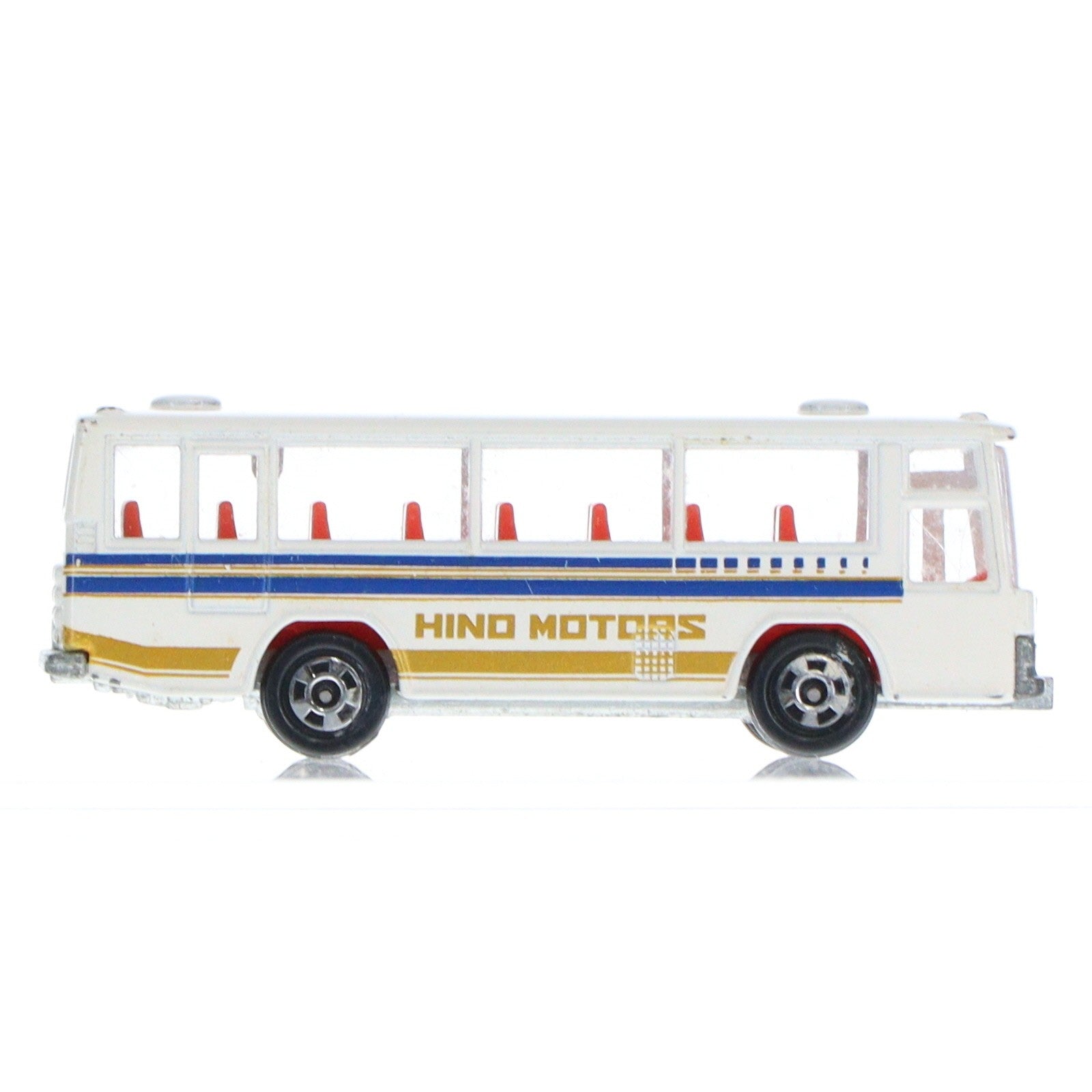 【中古即納】[MDL] トミカ No.41 1/116 日野 レインボー スケルトンバス HINO MOTORS(ホワイト×ブルー×ゴールド/黒箱) 完成品 ミニカー トミー(19991231)