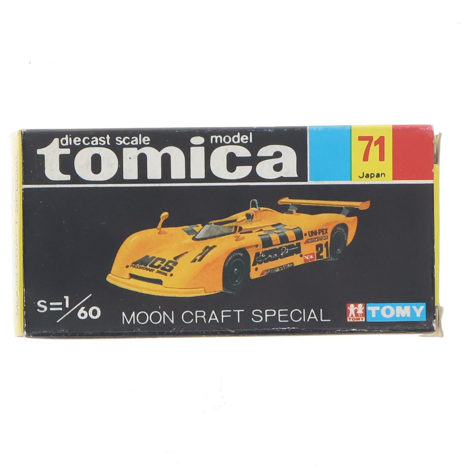 【中古即納】[MDL] トミカ No.71 1/60 ムーンクラフト スペシャル ADVAN #25(レッド×ブラック/黒箱/日本製) 完成品 ミニカー トミー(19991231)