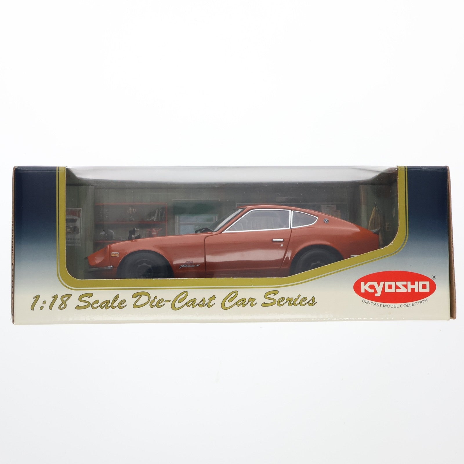 【中古即納】[MDL] 1/18 ニッサン フェアレディ・Z432R(オレンジ) 完成品 ミニカー(08213P) 京商(19971231)