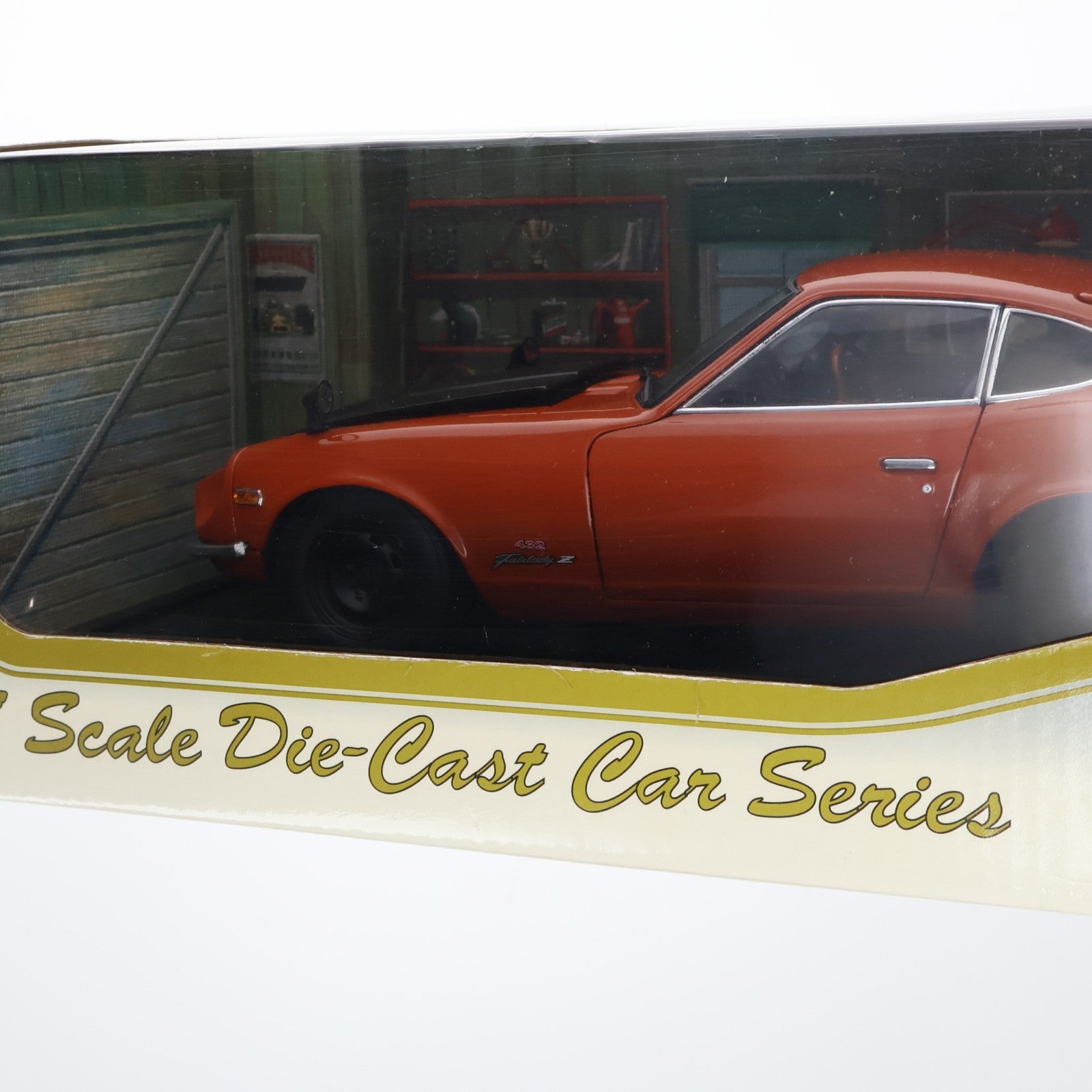 【中古即納】[MDL] 1/18 ニッサン フェアレディ・Z432R(オレンジ) 完成品 ミニカー(08213P) 京商(19971231)